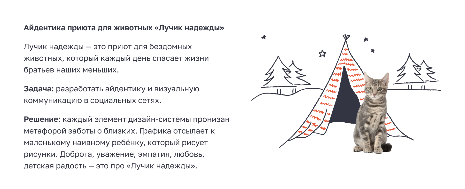 Айдентика приюта для животных «Лучик надежды» — Изображение №2 — Брендинг на Dprofile