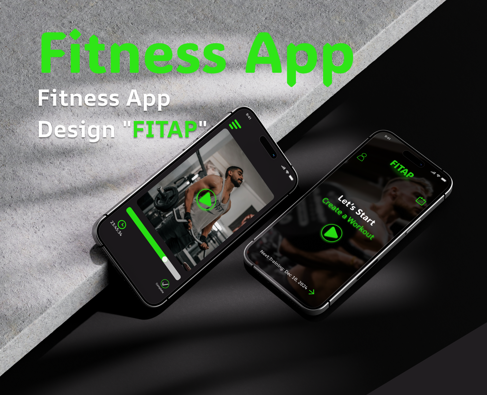 FITAP app - fitness assistant на Dprofile