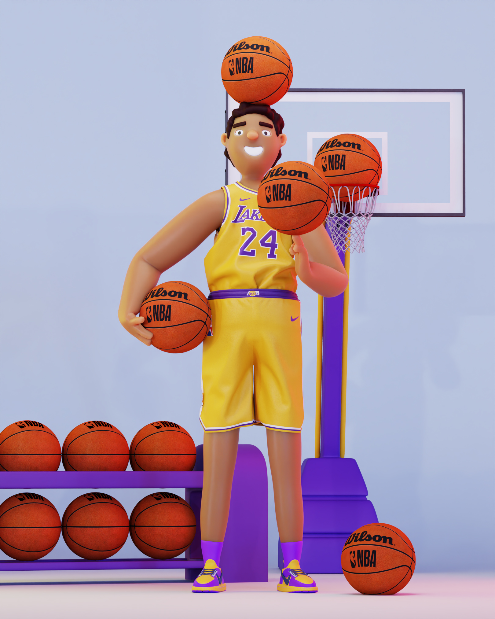 Spirit of Lakers — Изображение №22 — Брендинг, 3D на Dprofile