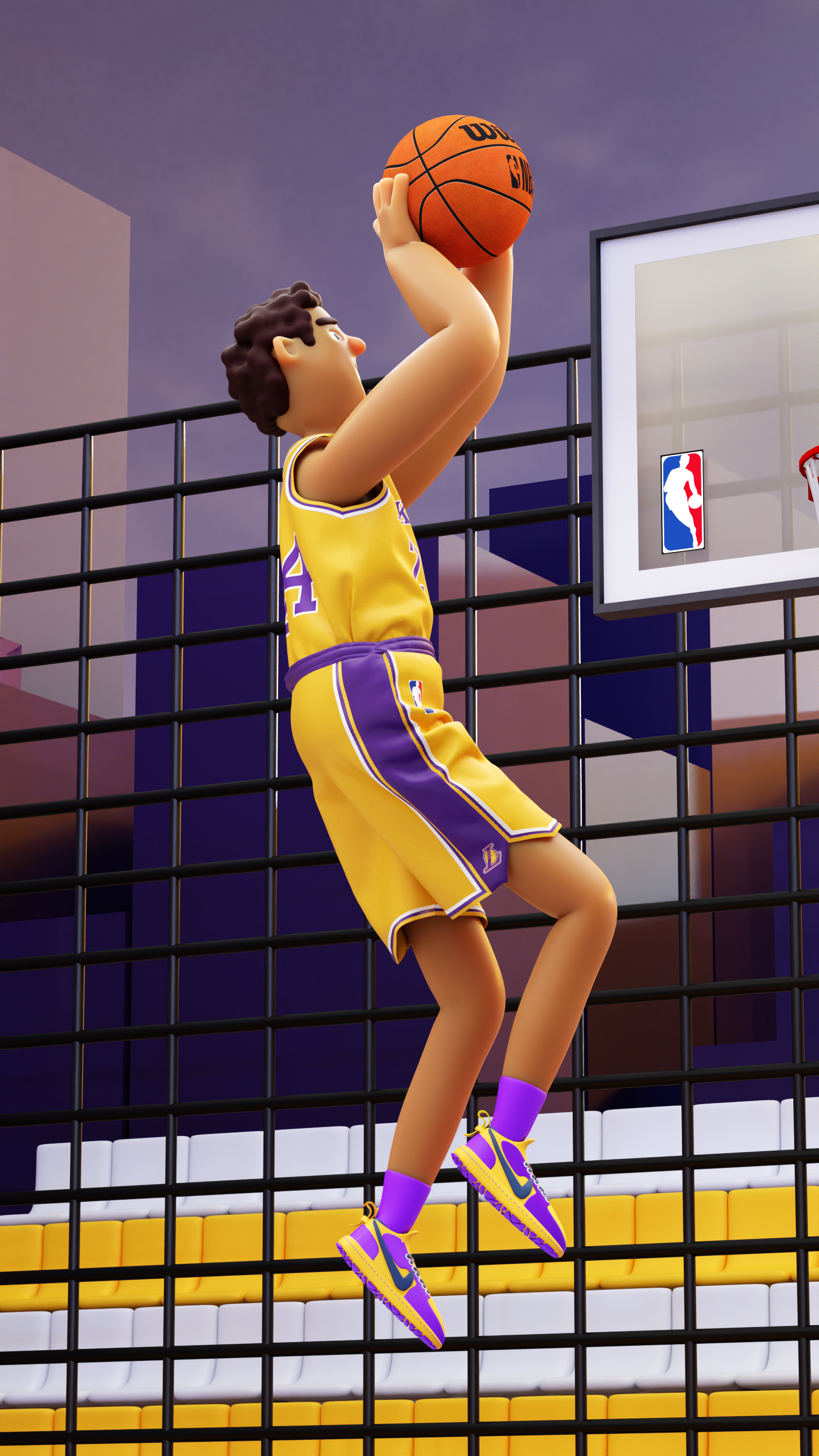 Spirit of Lakers — Изображение №1 — Брендинг, 3D на Dprofile