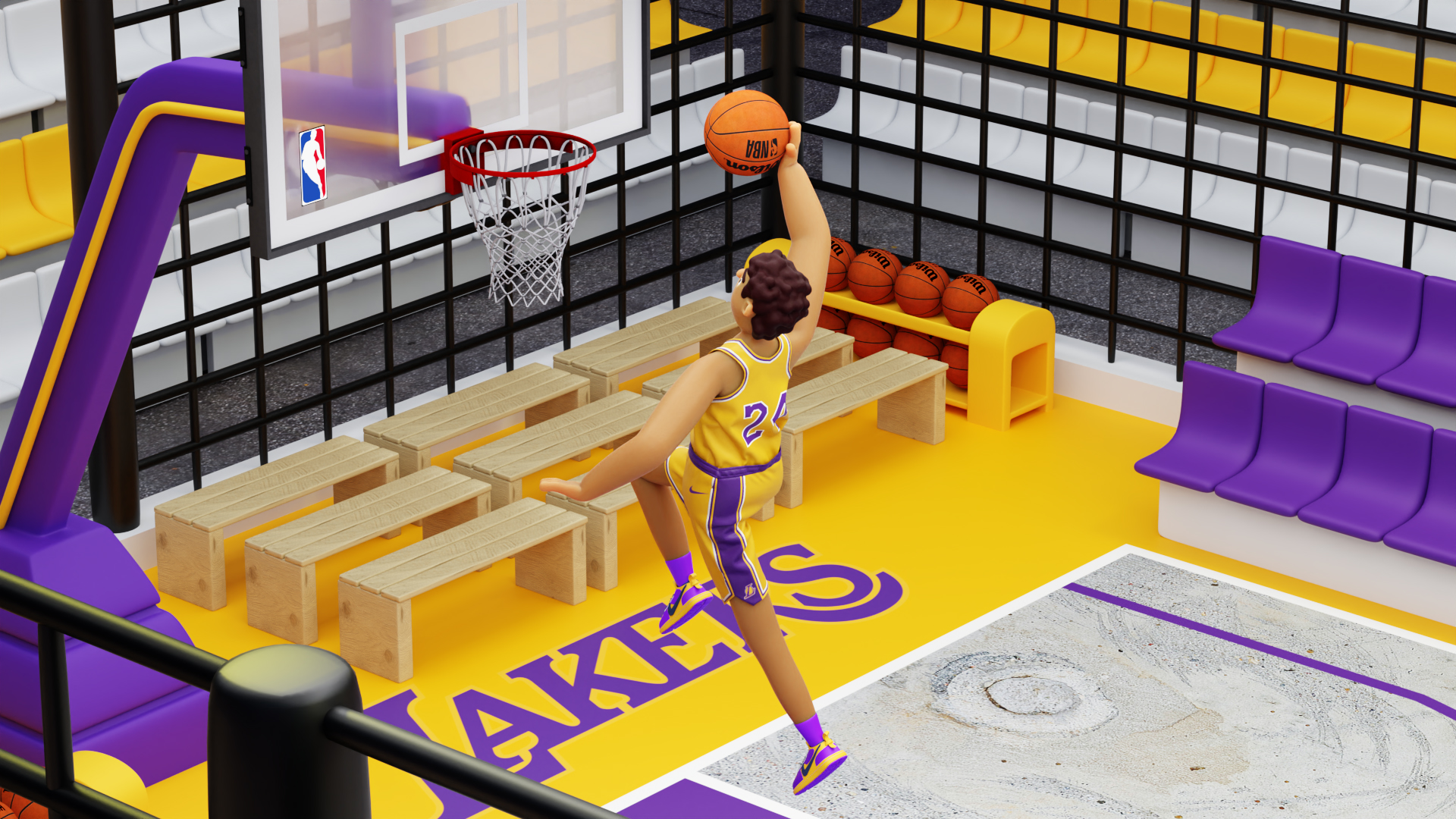 Spirit of Lakers — Изображение №6 — Брендинг, 3D на Dprofile