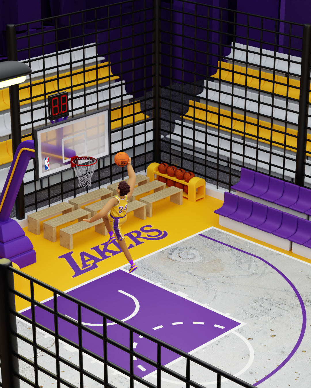 Spirit of Lakers — Изображение №12 — Брендинг, 3D на Dprofile
