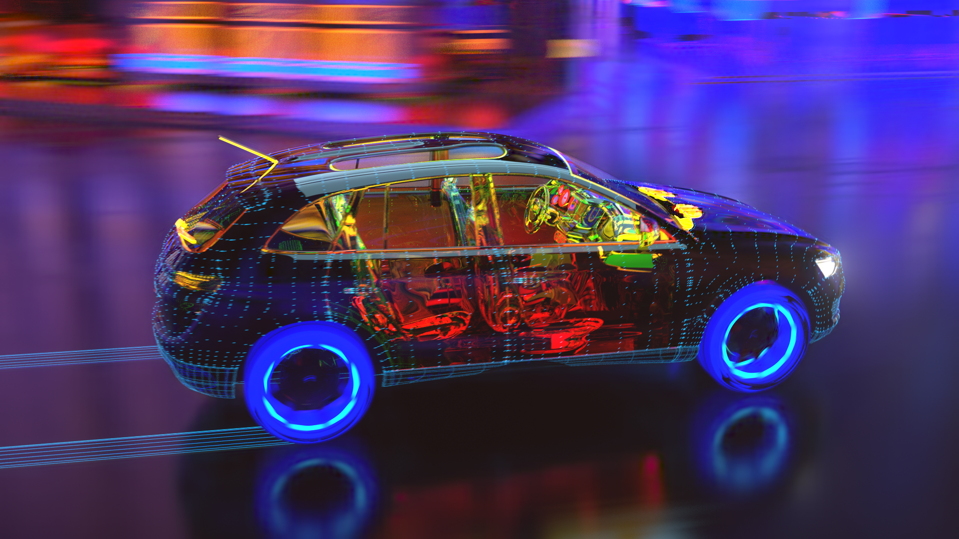 Electrocar Neon — Изображение №5 — 3D, Анимация на Dprofile