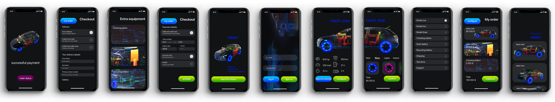 Electrocar Neon — Изображение №2 — 3D, Анимация на Dprofile
