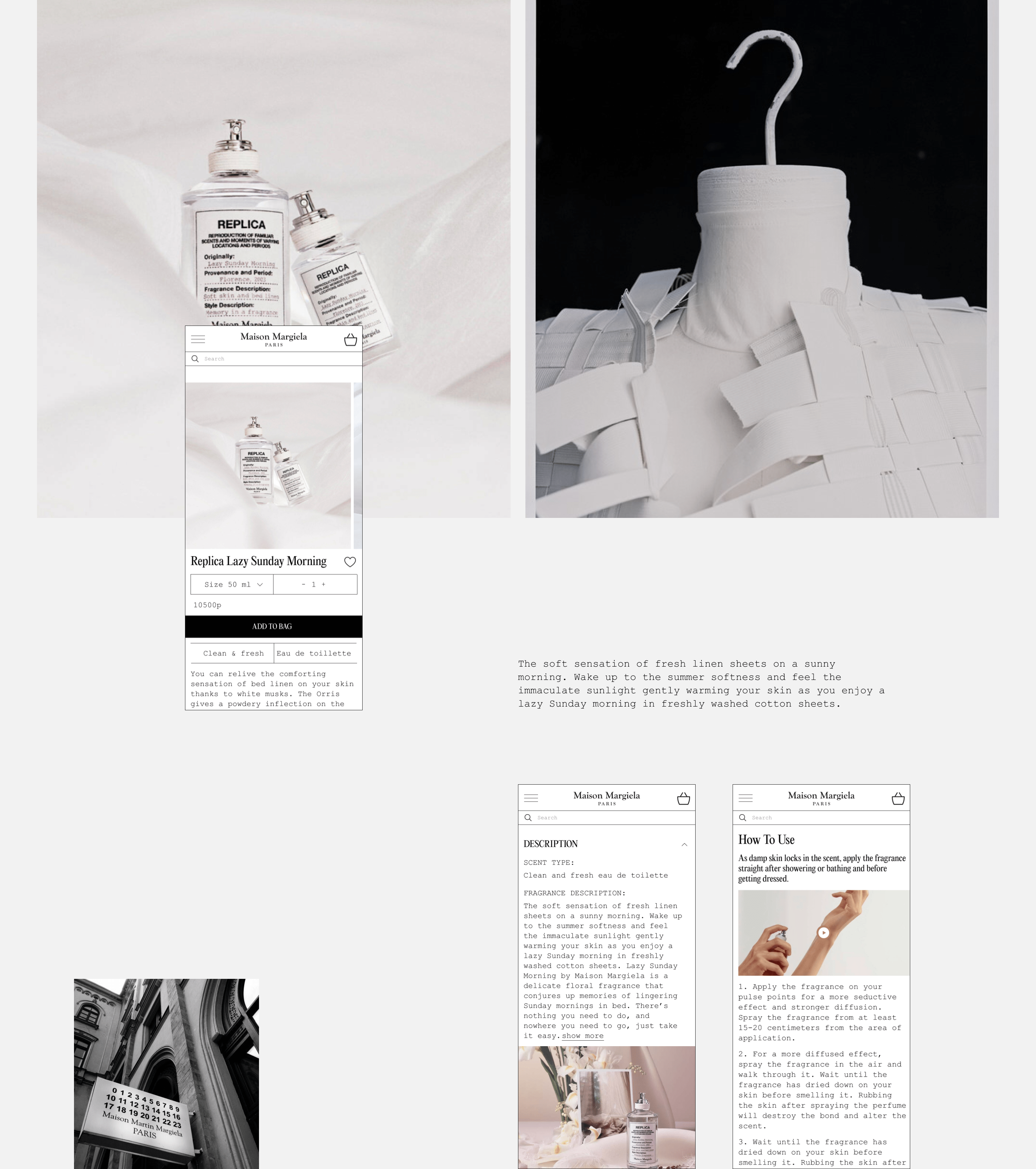 Maison Margiela e-commerce redesign — Изображение №11 — Интерфейсы на Dprofile