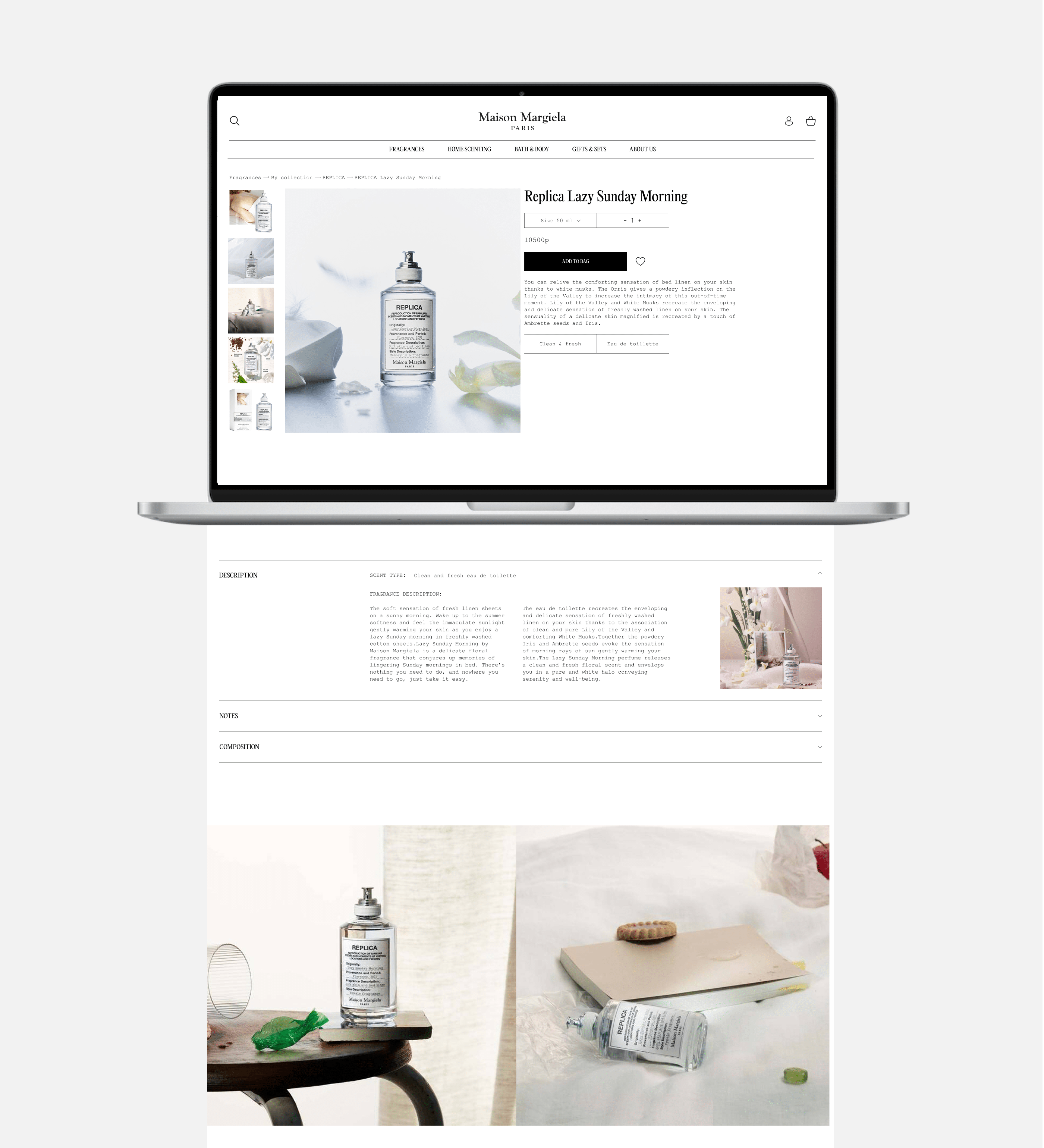 Maison Margiela e-commerce redesign — Изображение №9 — Интерфейсы на Dprofile
