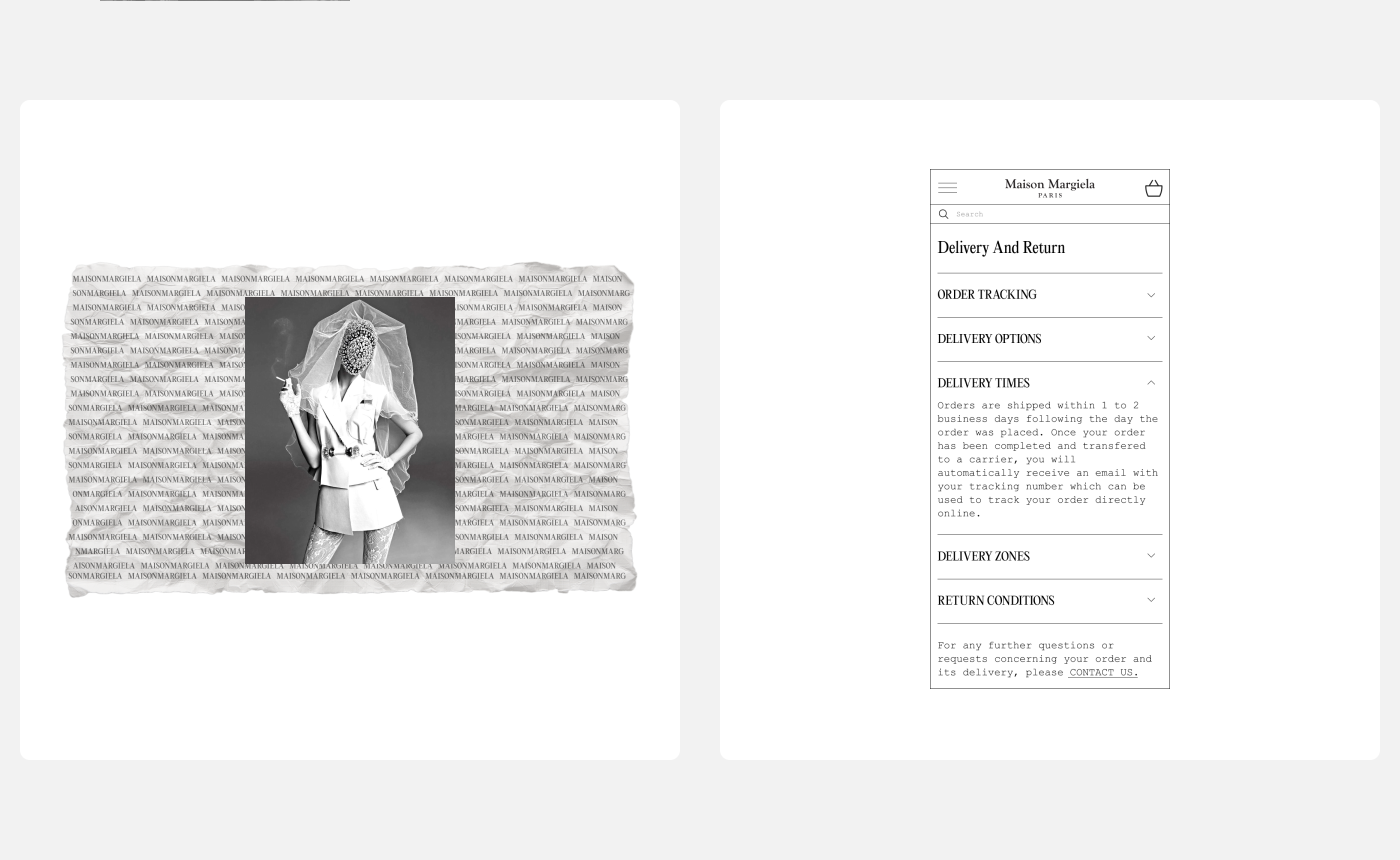Maison Margiela e-commerce redesign — Изображение №12 — Интерфейсы на Dprofile