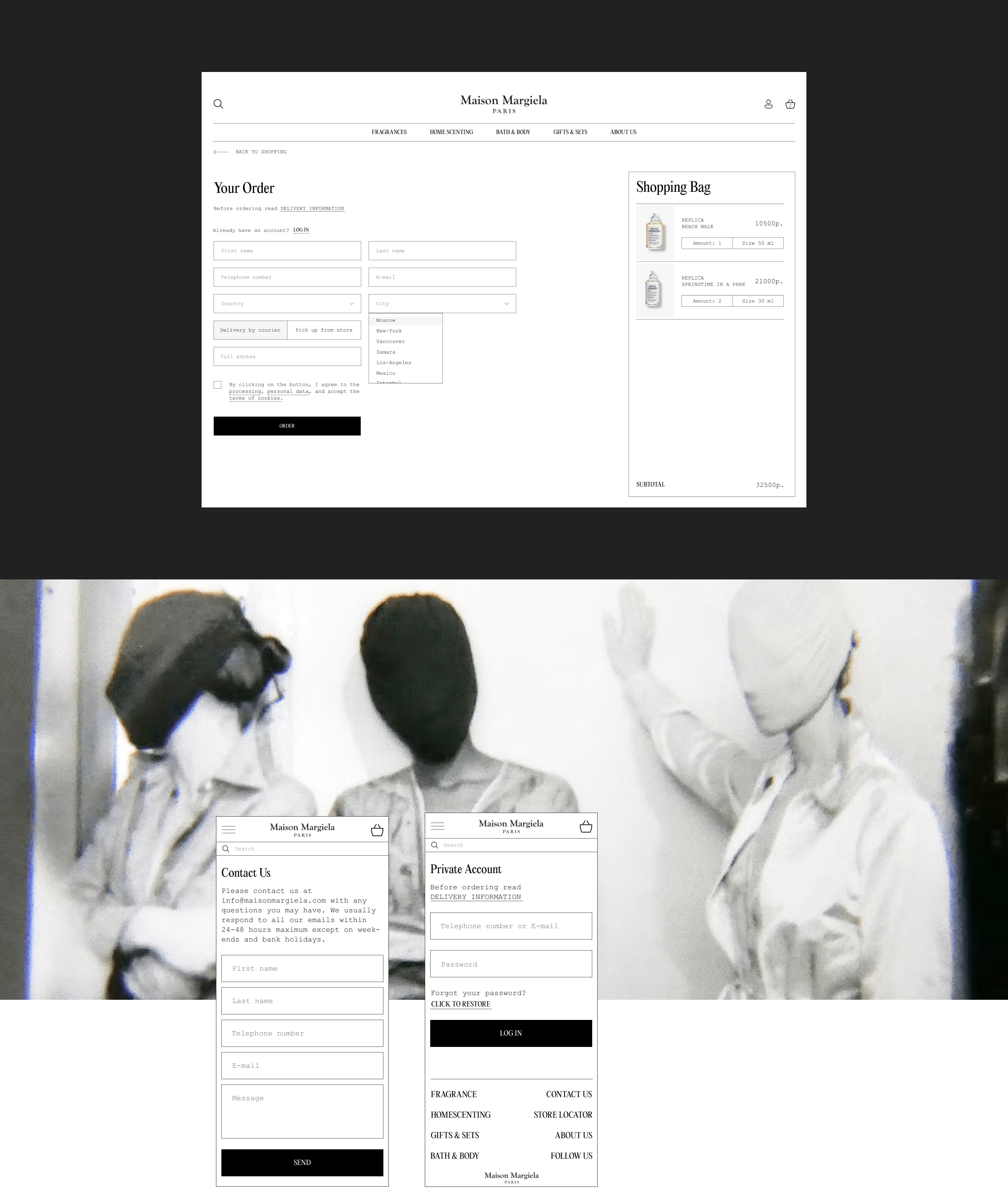 Maison Margiela e-commerce redesign — Изображение №13 — Интерфейсы на Dprofile