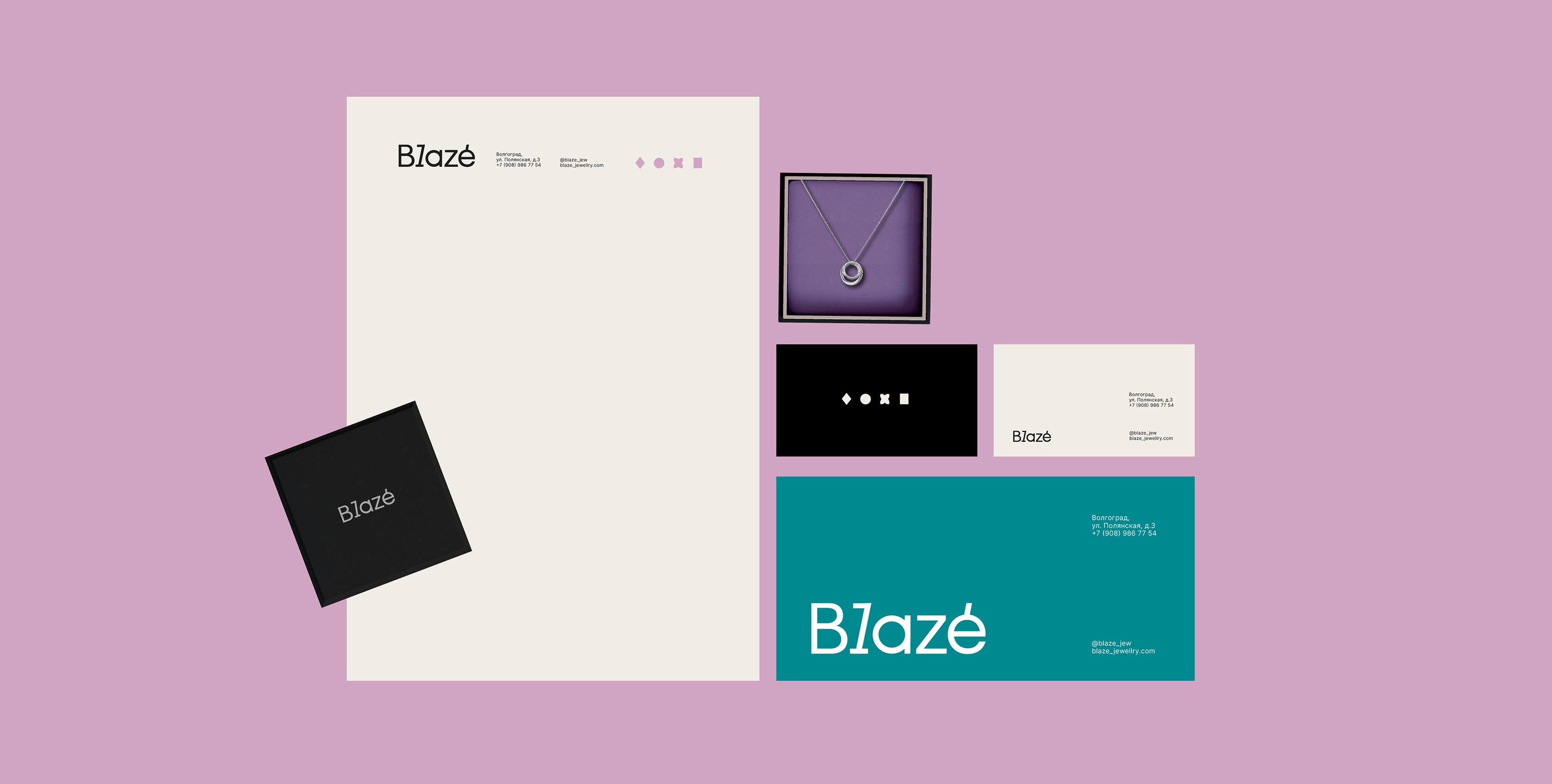 Blaze jewellery brand identity — Изображение №19 — Брендинг на Dprofile