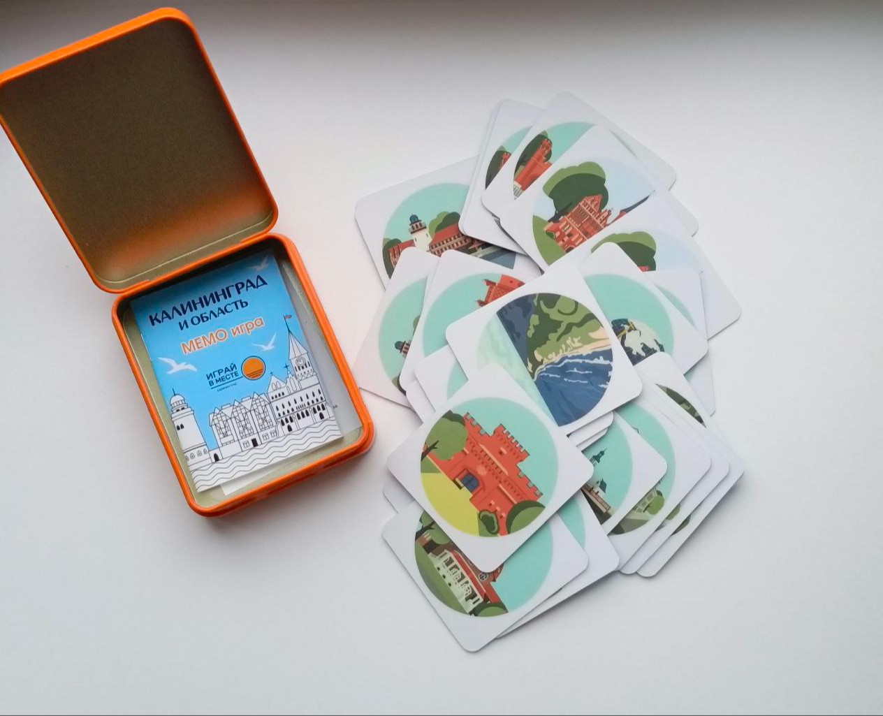 Мемо игра Калининград и область — Иллюстрация, Графика на Dprofile