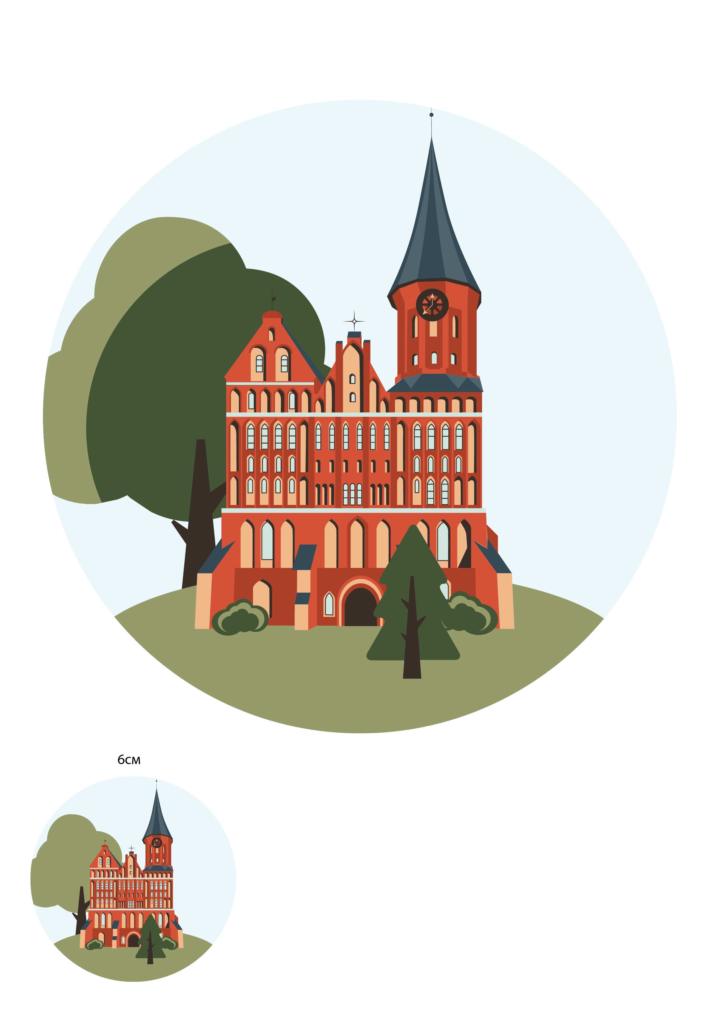 Мемо игра Калининград и область — Изображение №2 — Иллюстрация, Графика на Dprofile