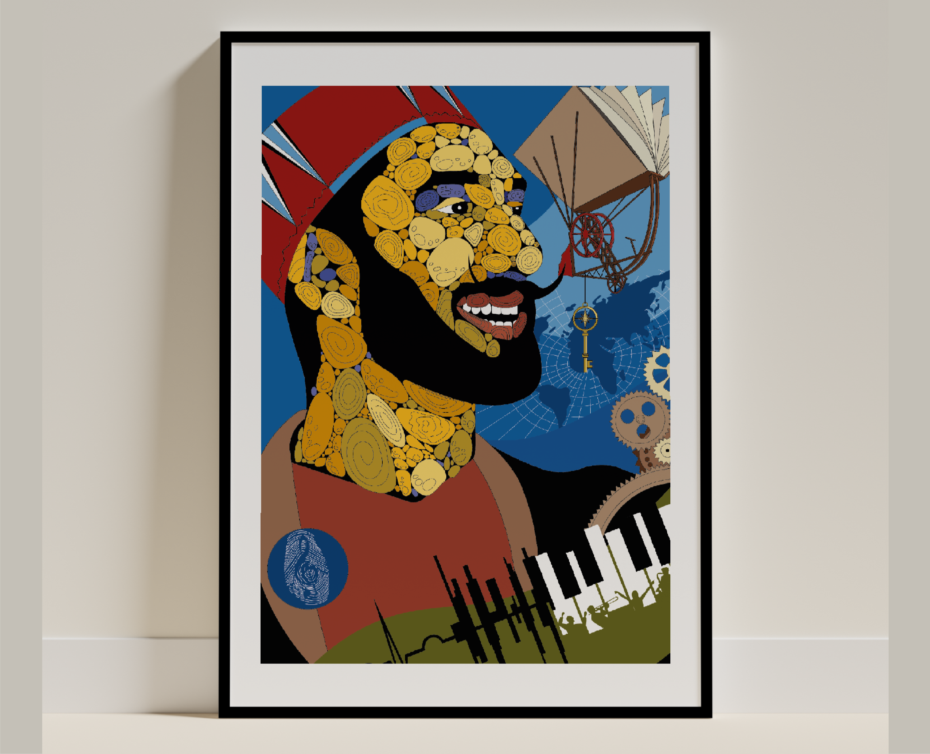 Стилизованный портрет — Иллюстрация, Графика на Dprofile