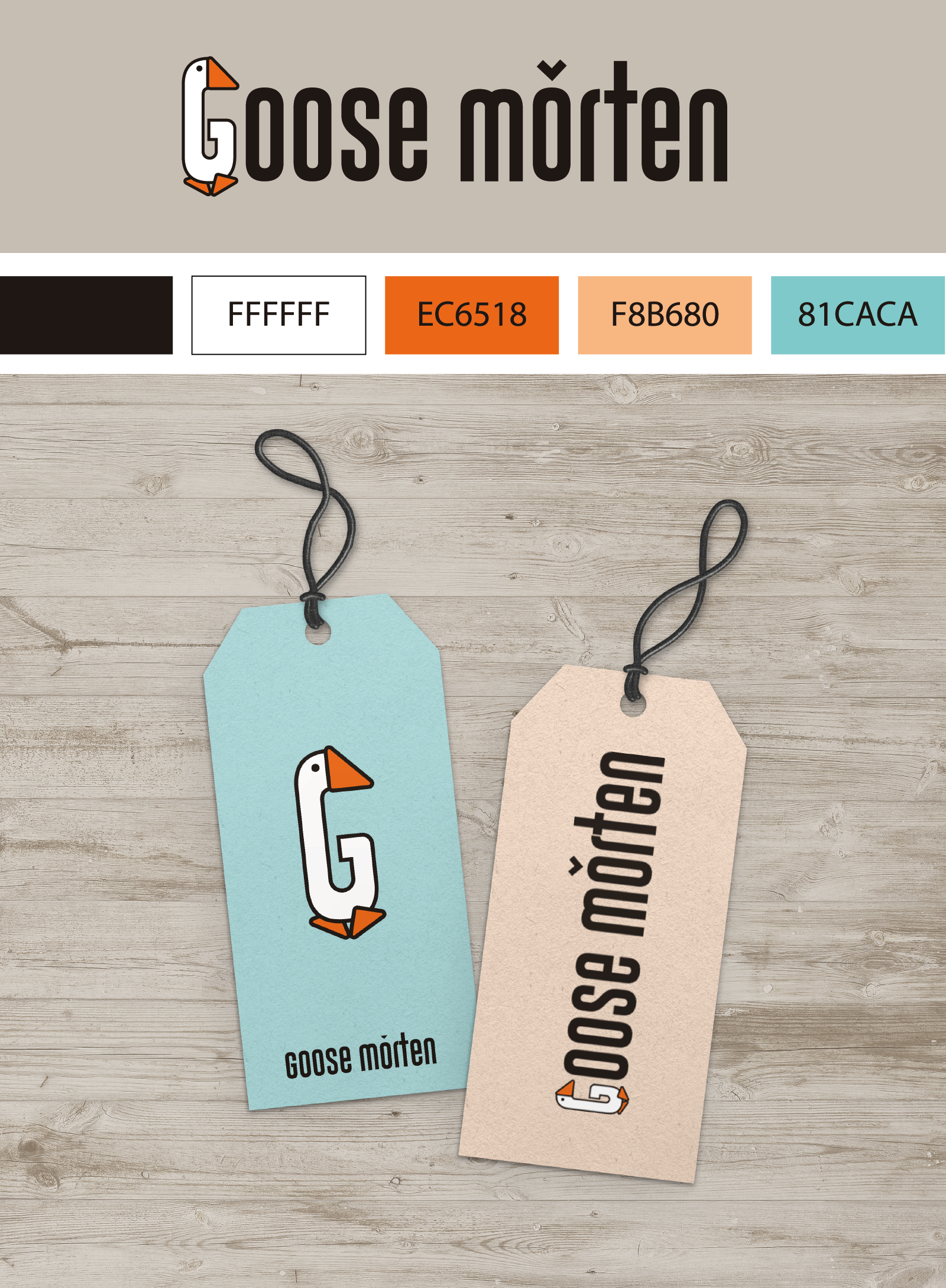 Брендинг для  детской одежды "GOOSE MORTEN" — Изображение №1 — Брендинг на Dprofile