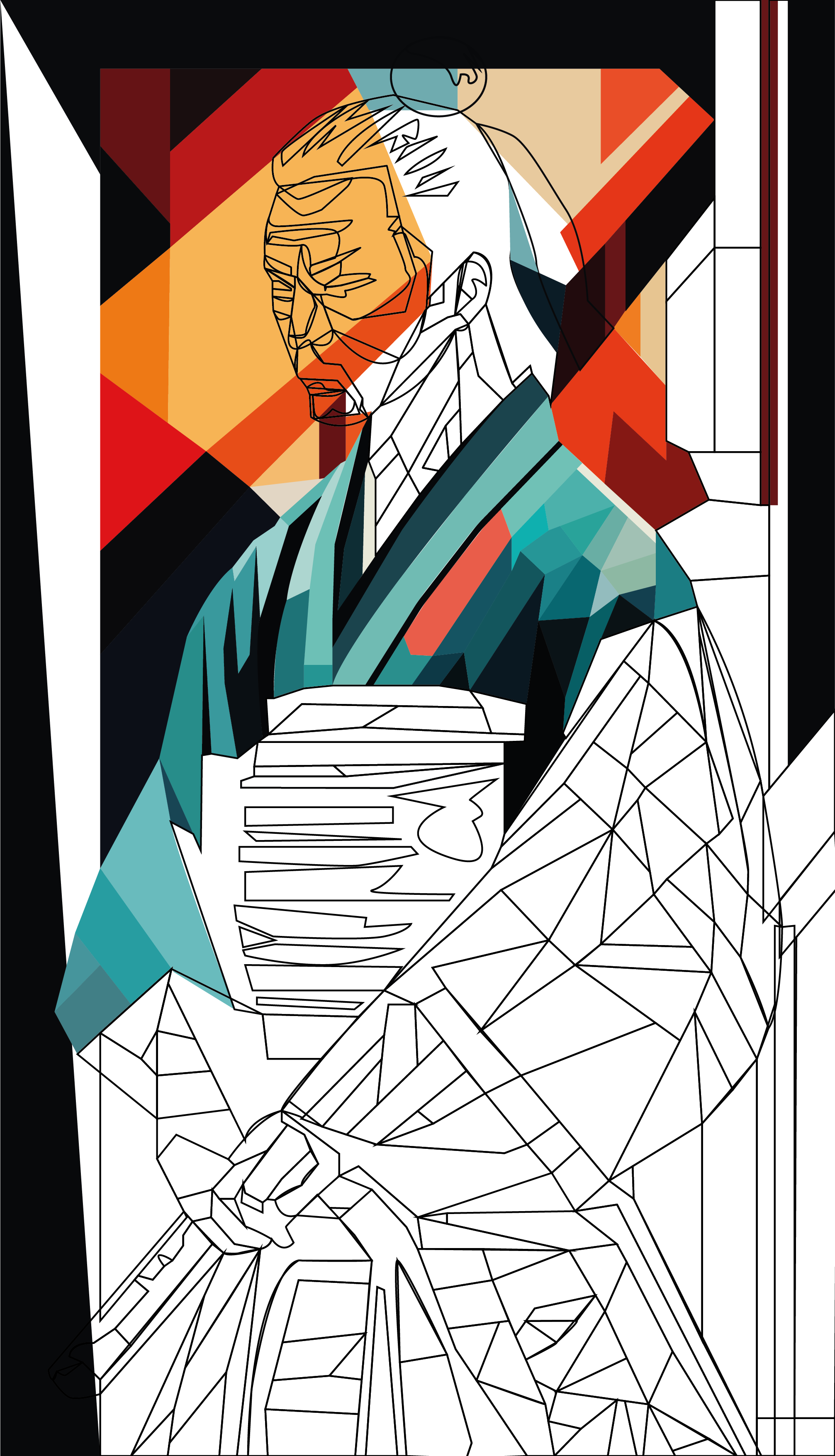 Постер "САМУРАЙ" — Изображение №3 — Иллюстрация на Dprofile