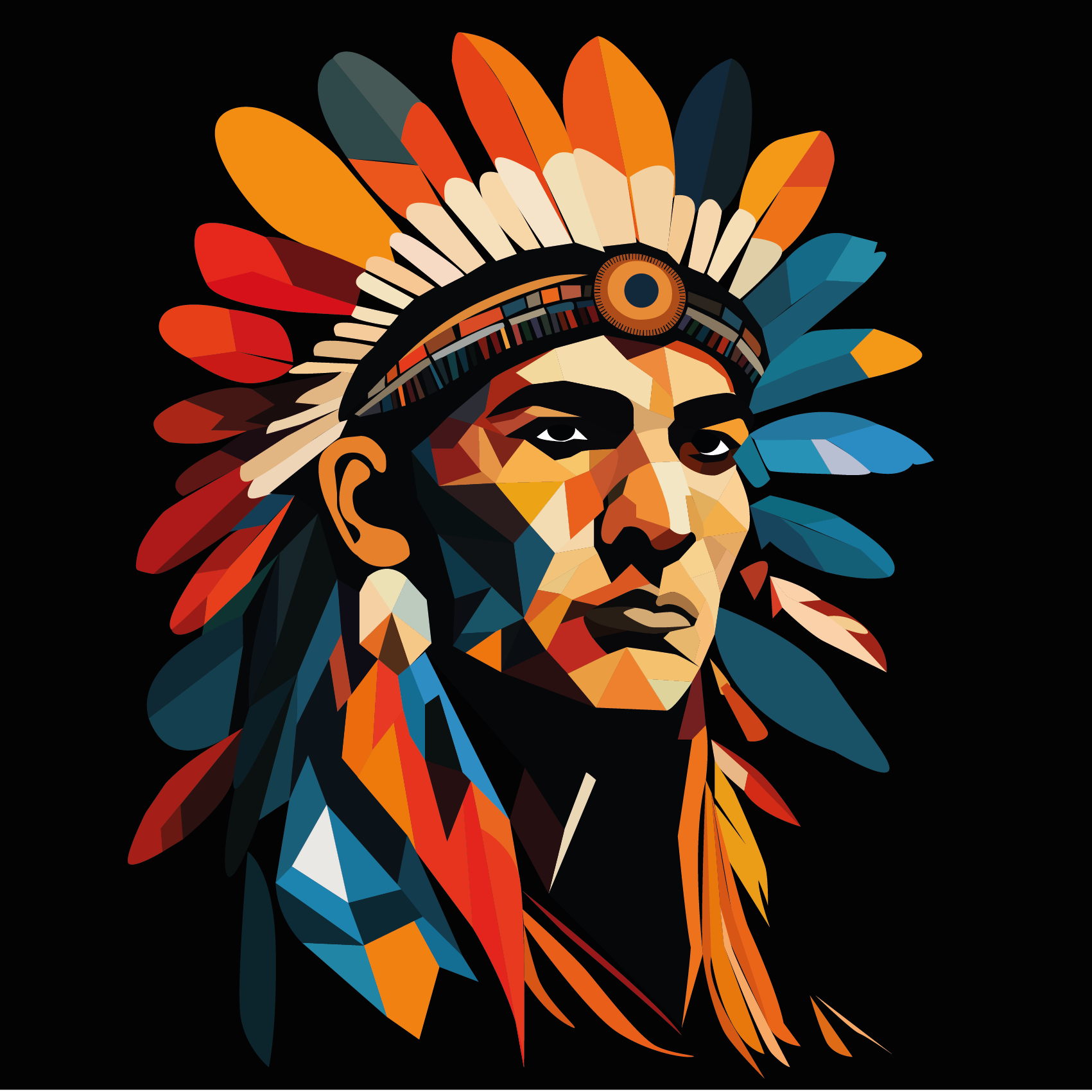 Постер "Индеец" — Изображение №3 — Иллюстрация на Dprofile