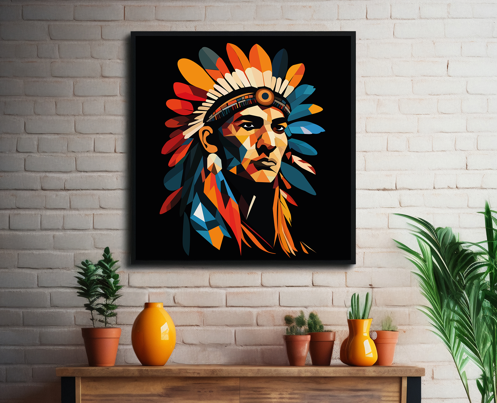 Постер "Индеец" — Иллюстрация на Dprofile