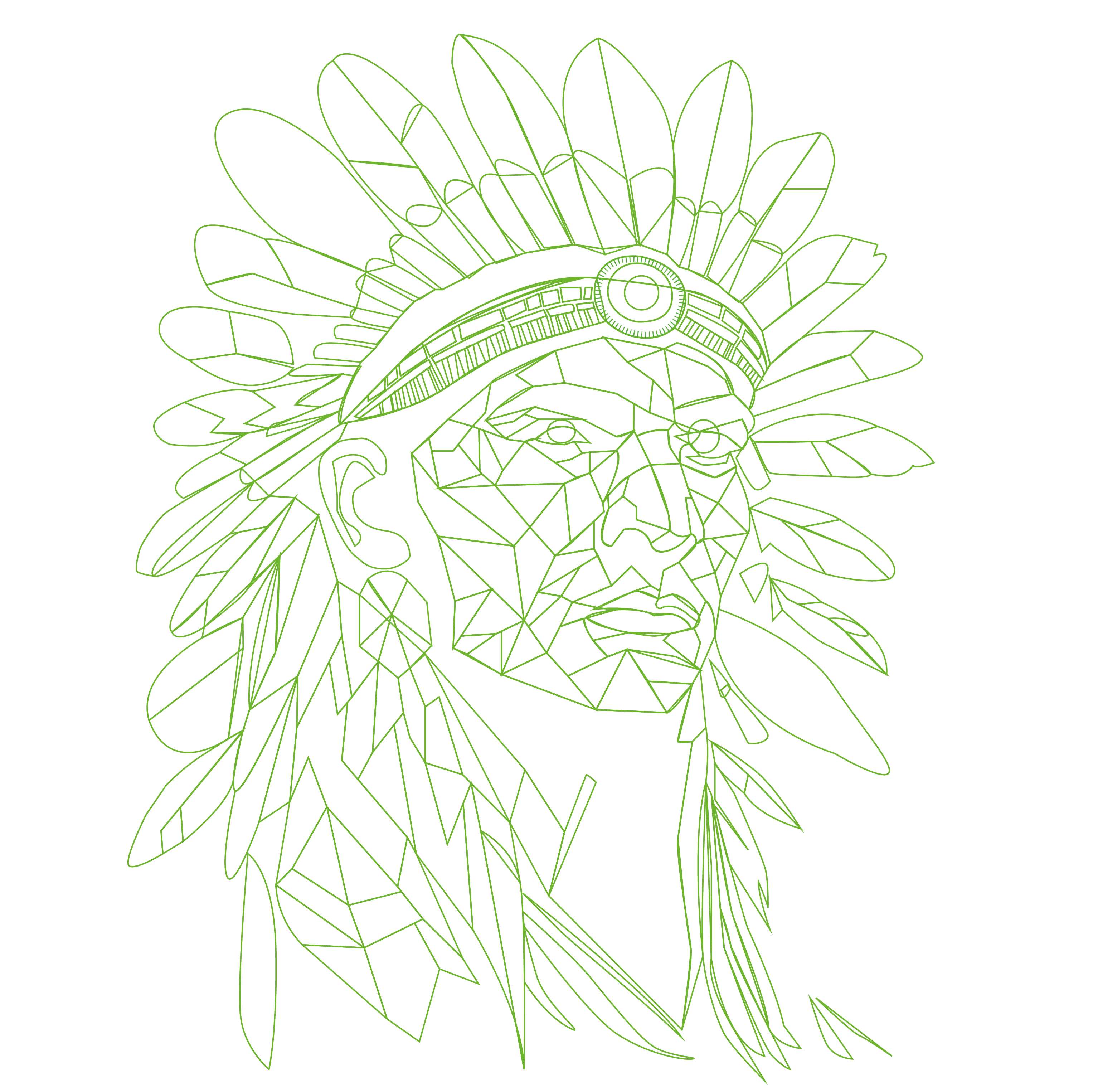 Постер "Индеец" — Изображение №2 — Иллюстрация на Dprofile