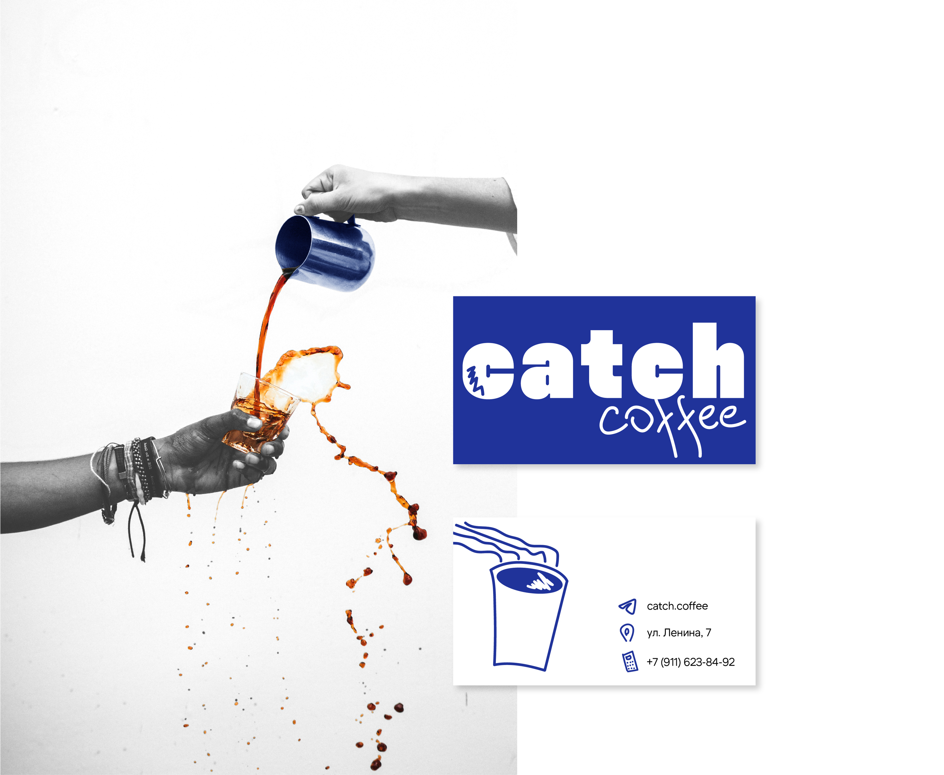 Айдентика для кофейни | catch — Изображение №10 — Брендинг, Иллюстрация на Dprofile