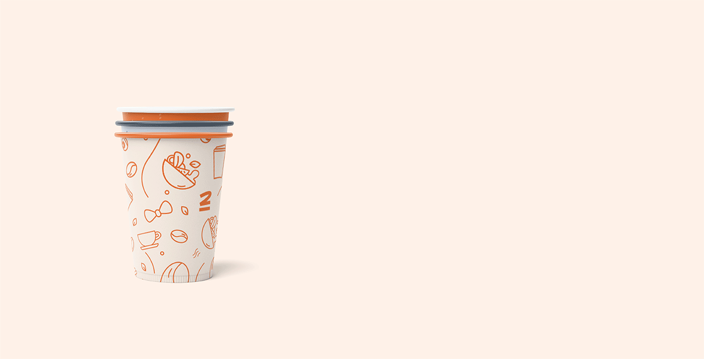 BRANDING | COFFEE SHOP | АЙДЕНТИКА | Кофейня КОФЕIN — Изображение №14 — Брендинг, Иллюстрация на Dprofile