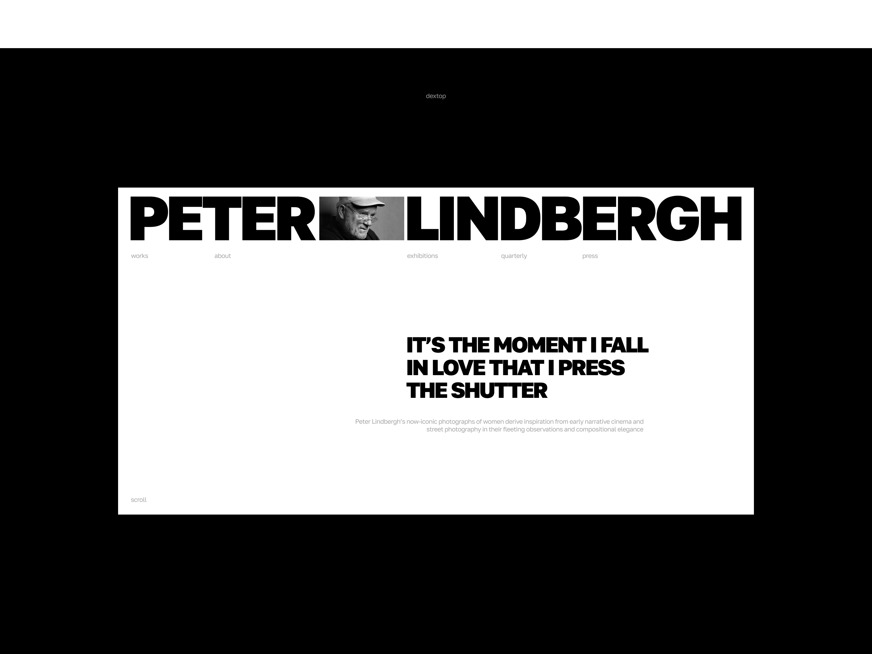 Peter Lindbergh — Изображение №2 — Интерфейсы на Dprofile