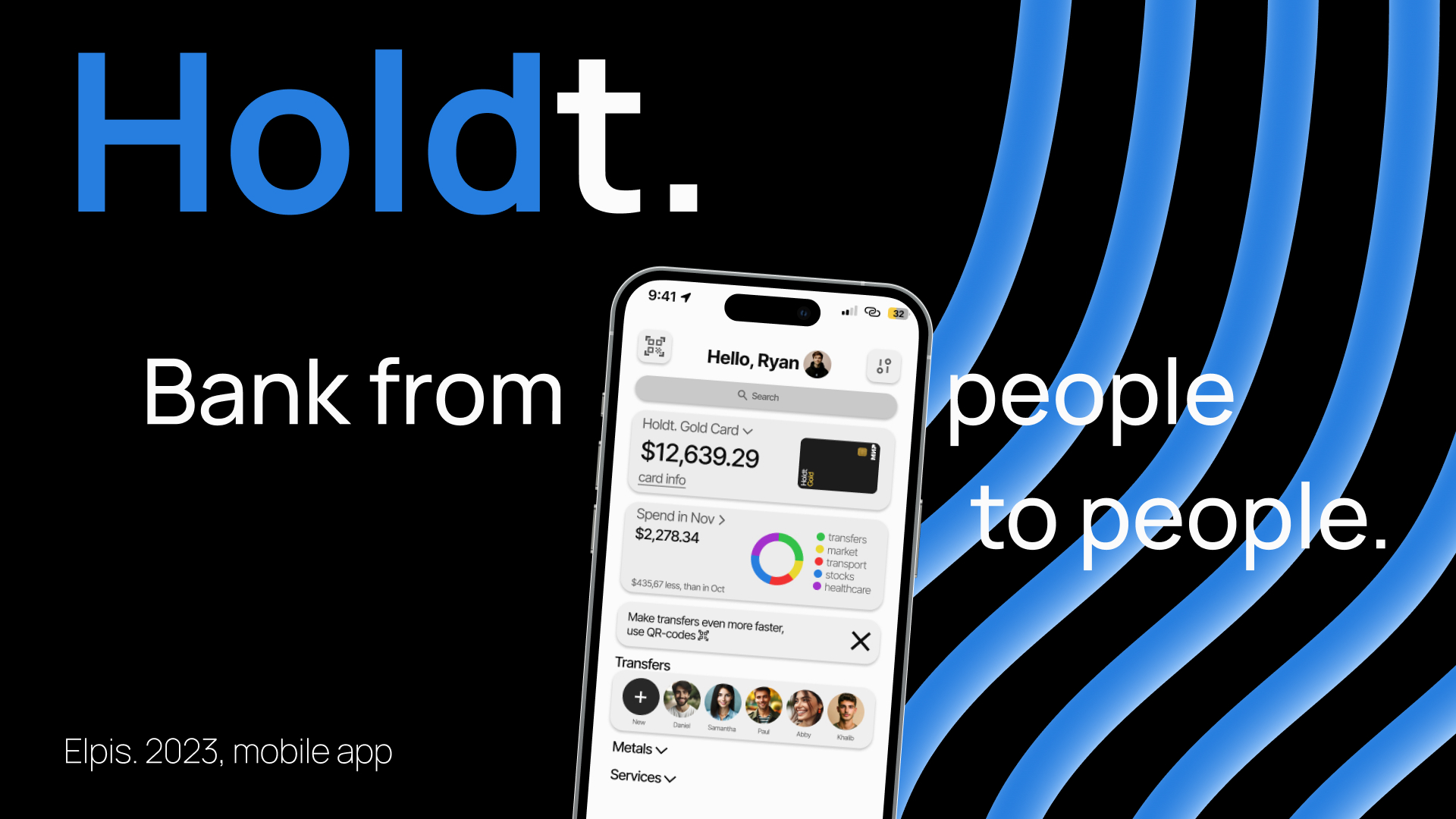 Holdt. — Banking app from people to people. — Изображение №1 — Интерфейсы на Dprofile