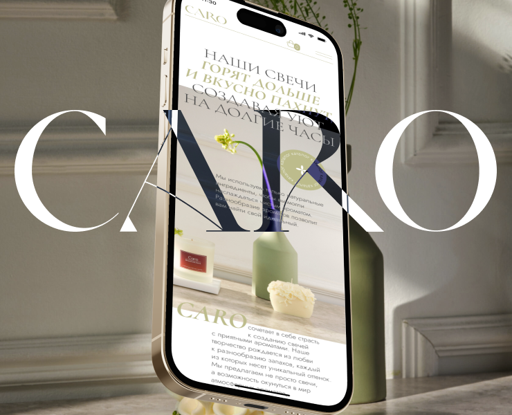 Интернет-магазин для бренда "Caro" — Интерфейсы на Dprofile
