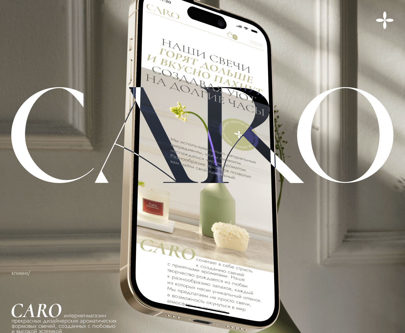 Интернет-магазин для бренда "Caro" — Изображение №1 — Интерфейсы на Dprofile