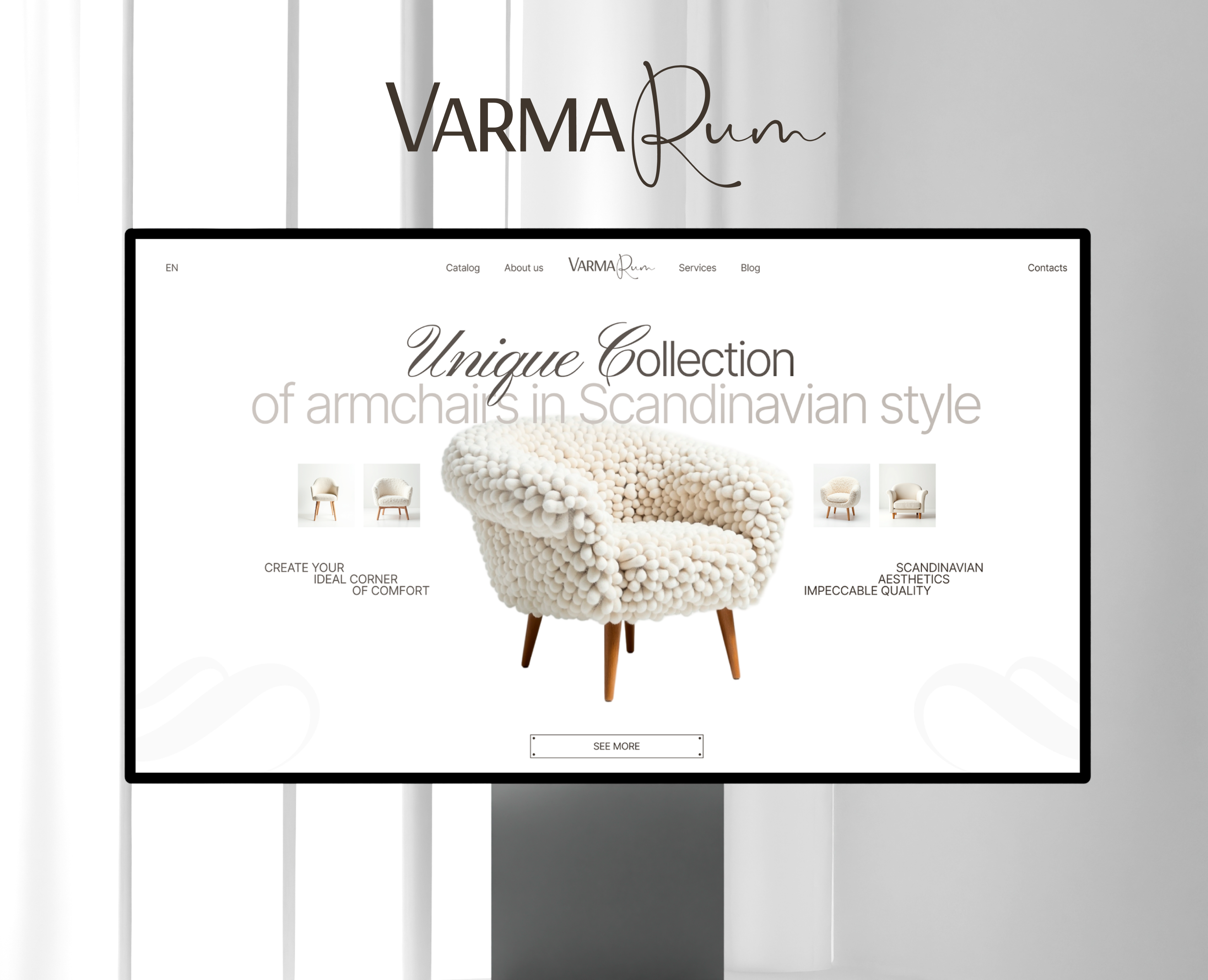 Varma Rum | Corporete website — Интерфейсы на Dprofile