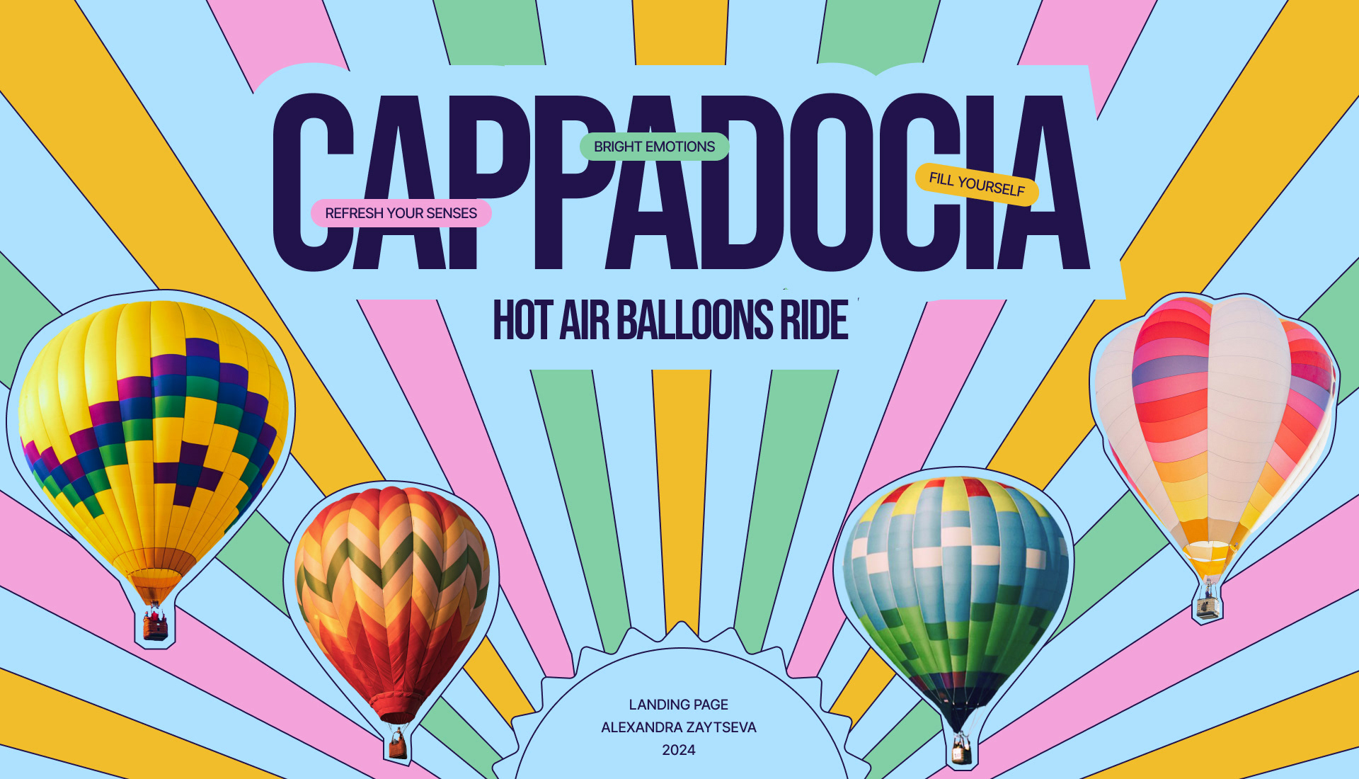 THE HOT AIR BALLOONS RIDE / Landing — Изображение №1 — Интерфейсы на Dprofile
