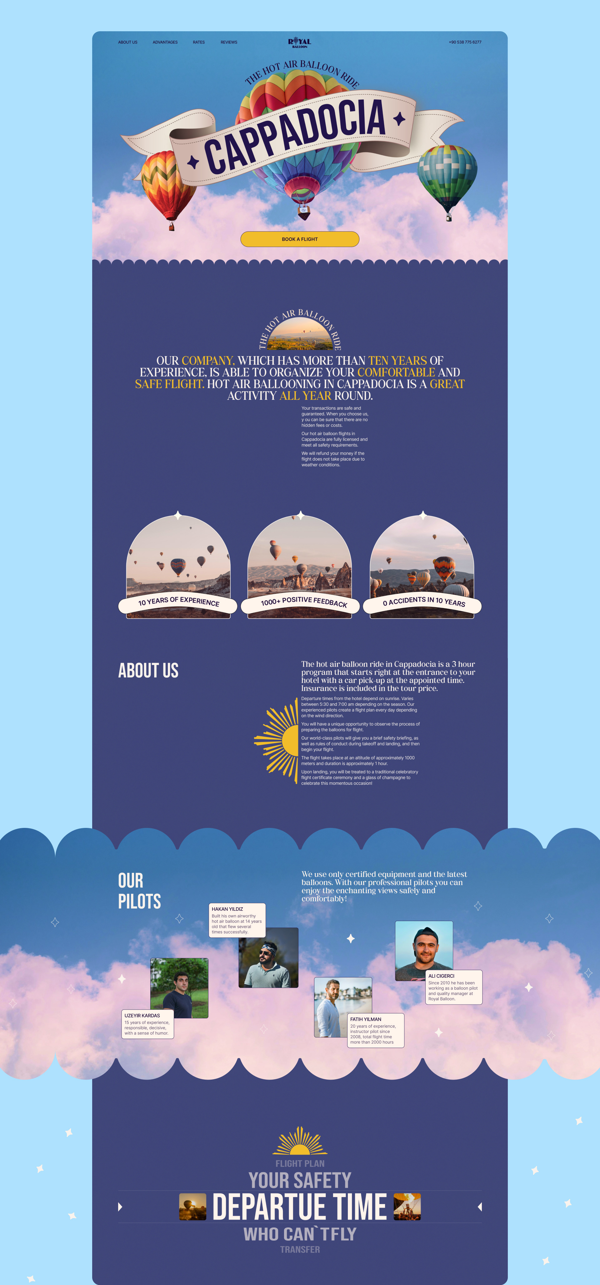 THE HOT AIR BALLOONS RIDE / Landing — Изображение №3 — Интерфейсы на Dprofile