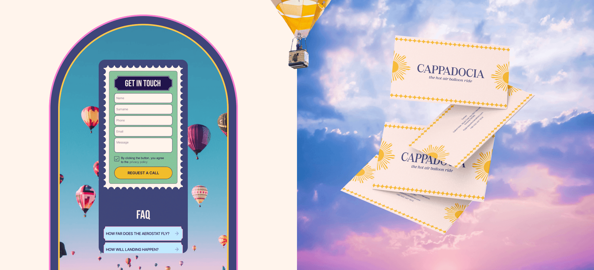 THE HOT AIR BALLOONS RIDE / Landing — Изображение №9 — Интерфейсы на Dprofile