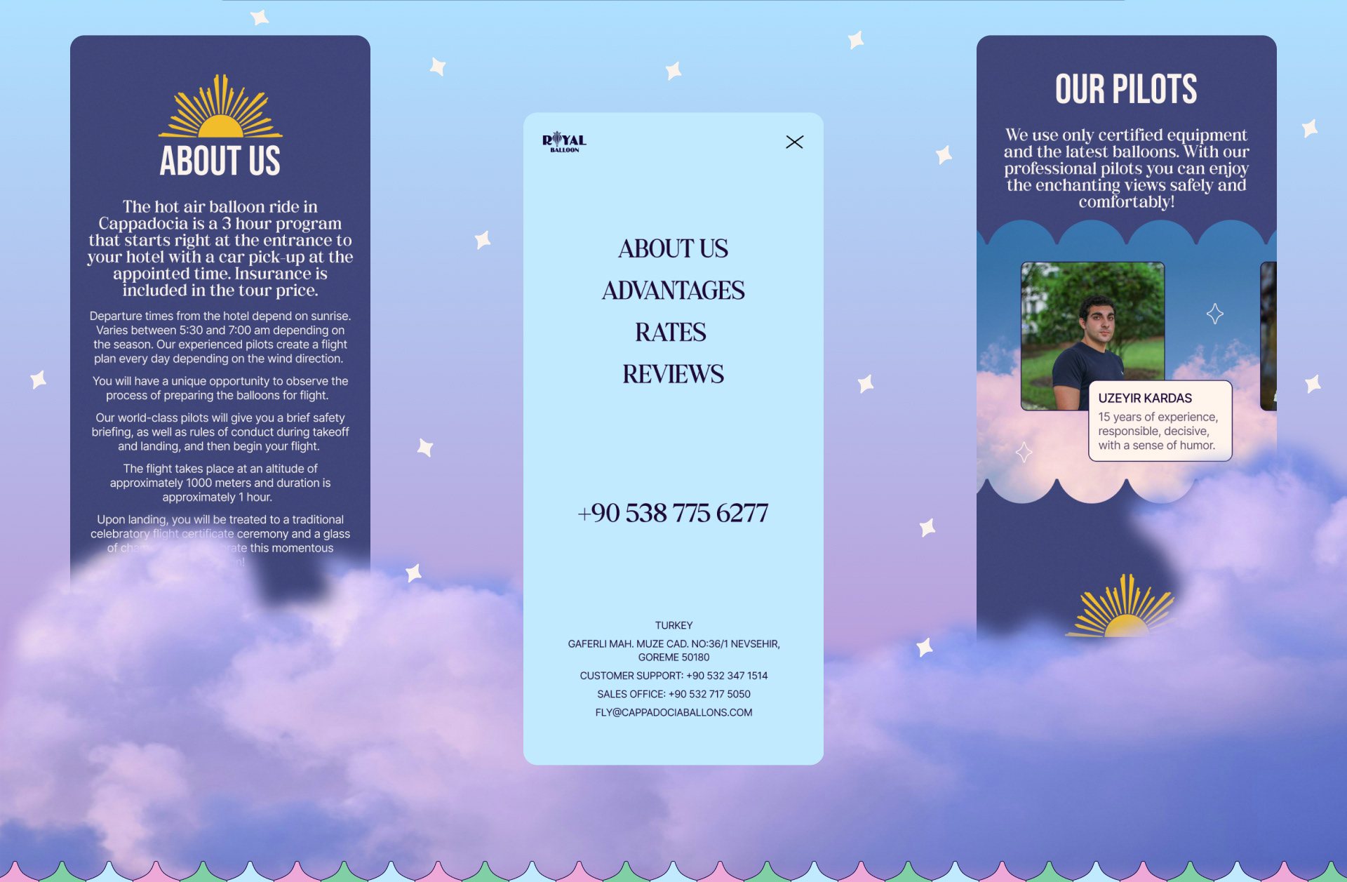 THE HOT AIR BALLOONS RIDE / Landing — Изображение №4 — Интерфейсы на Dprofile