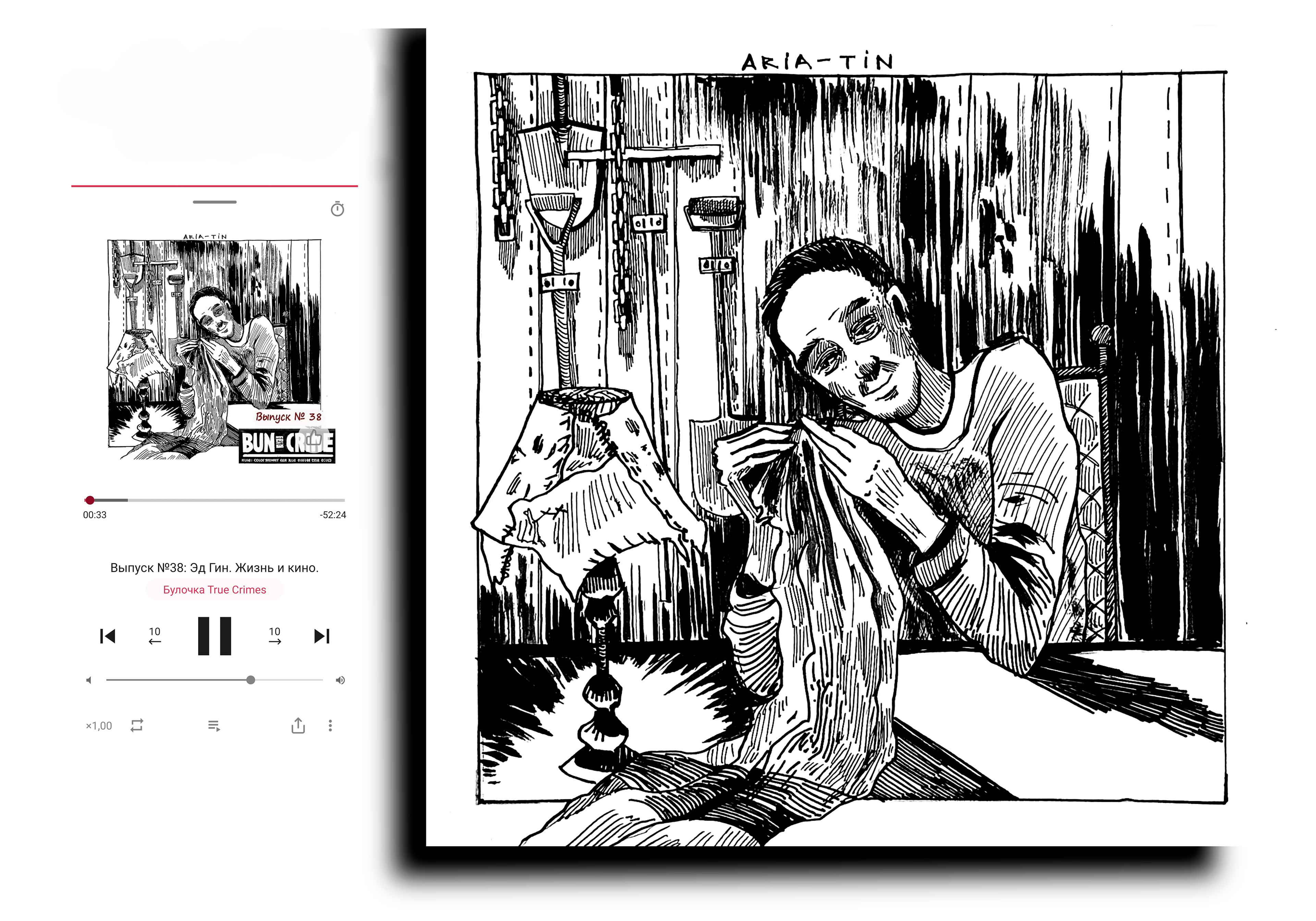 Обложки для тру-крайм подкаста — Изображение №8 — Иллюстрация, Графика на Dprofile
