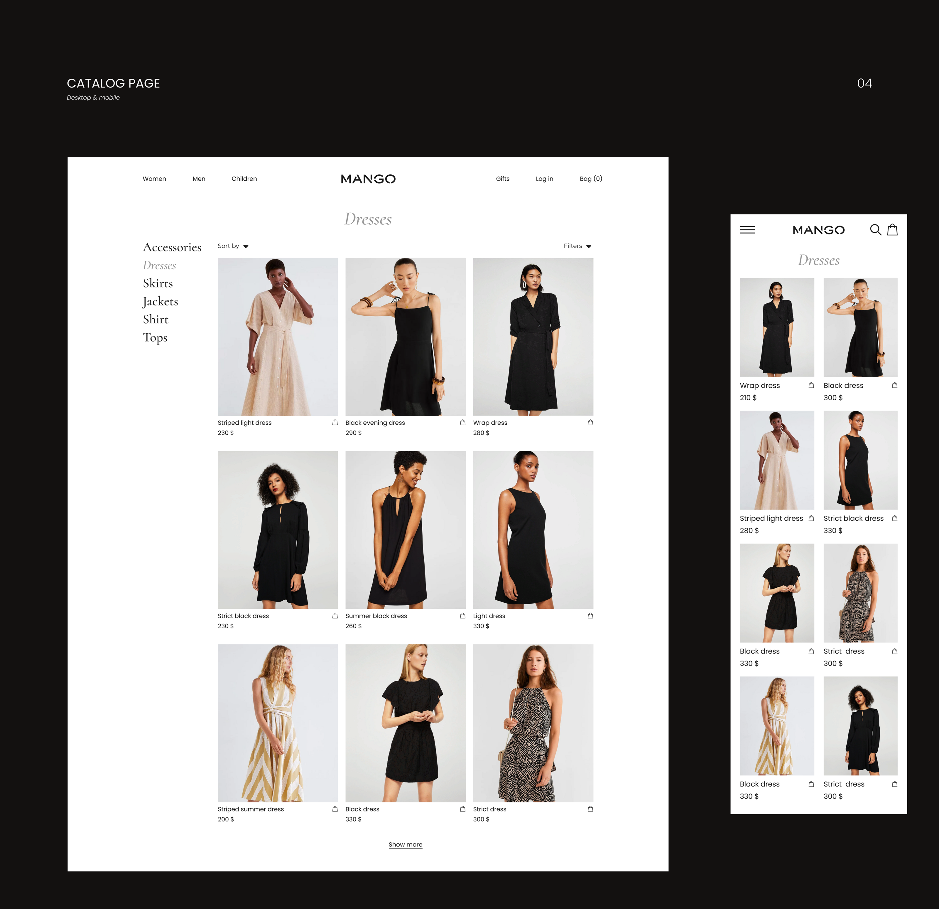 Mango - Website — Изображение №4 — Интерфейсы на Dprofile