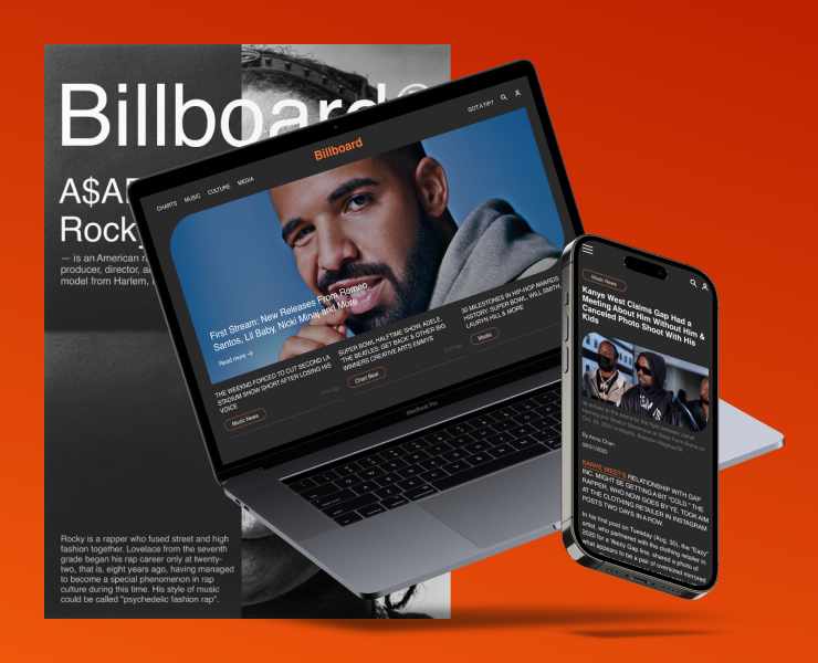Billboard | News website redesign concept — Интерфейсы на Dprofile