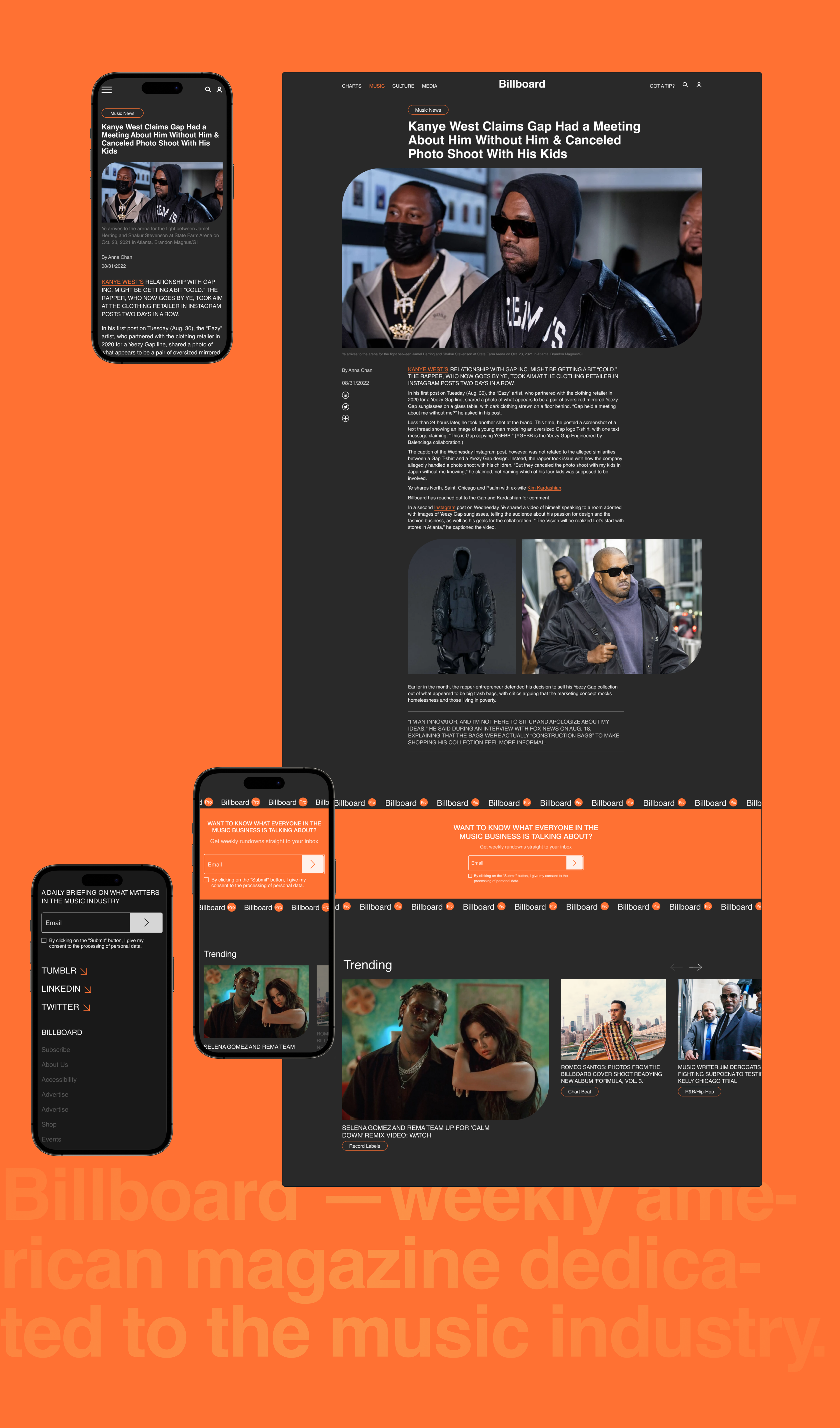 Billboard | News website redesign concept — Изображение №4 — Интерфейсы на Dprofile