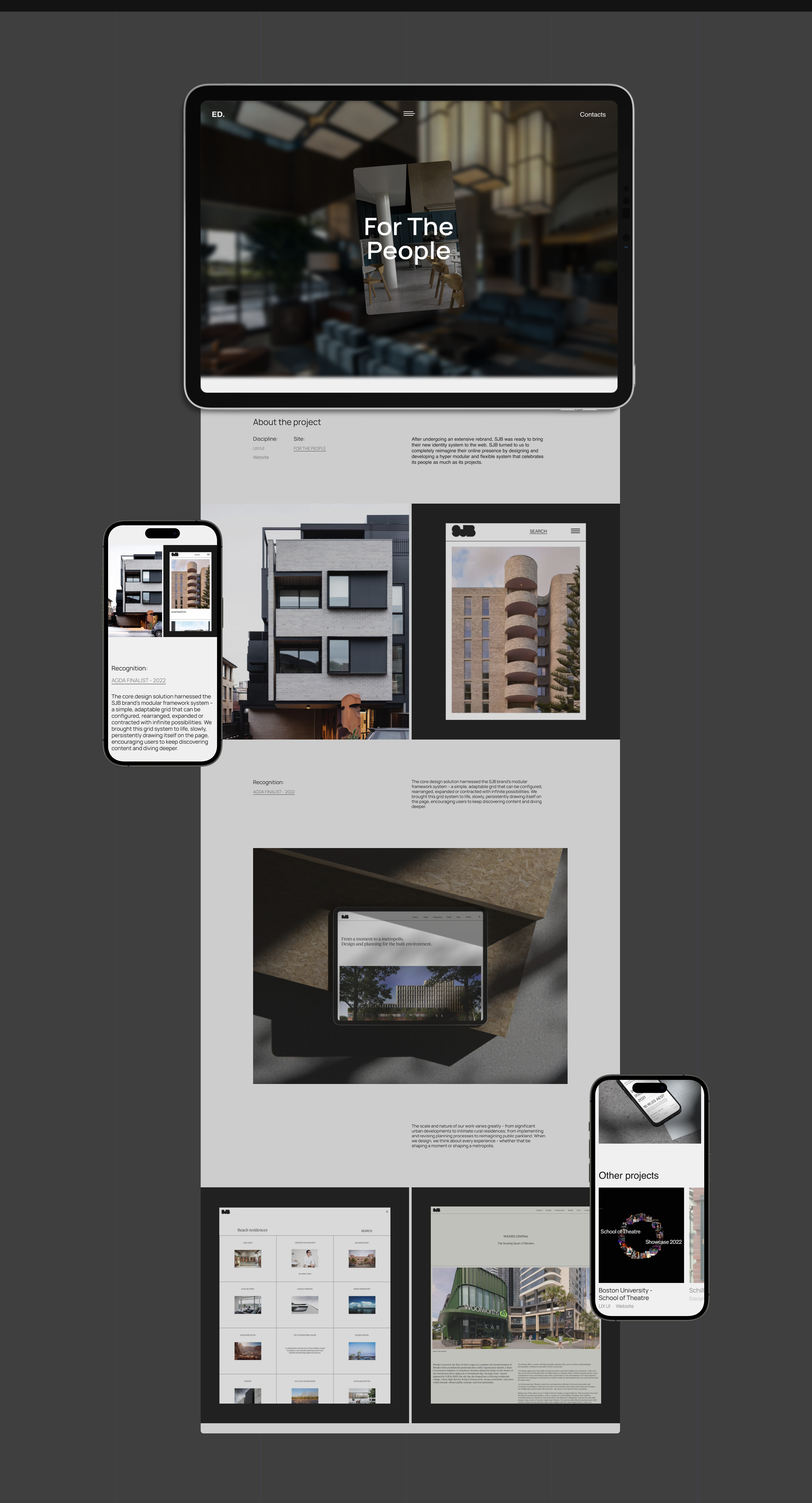 Expect Different | Studio website — Изображение №4 — Интерфейсы на Dprofile