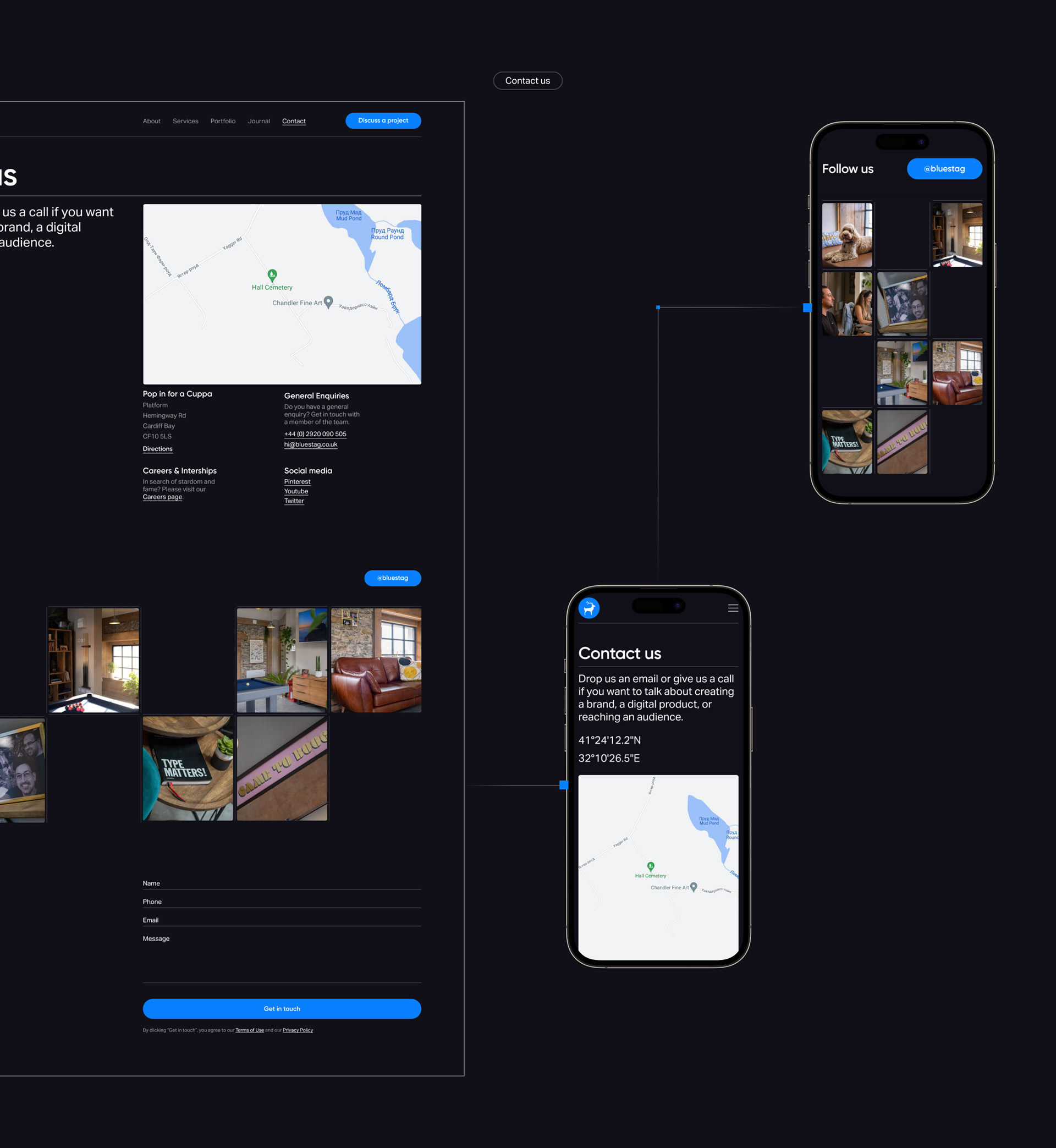 Blue Stag | digital agency redesign — Изображение №10 — Интерфейсы на Dprofile