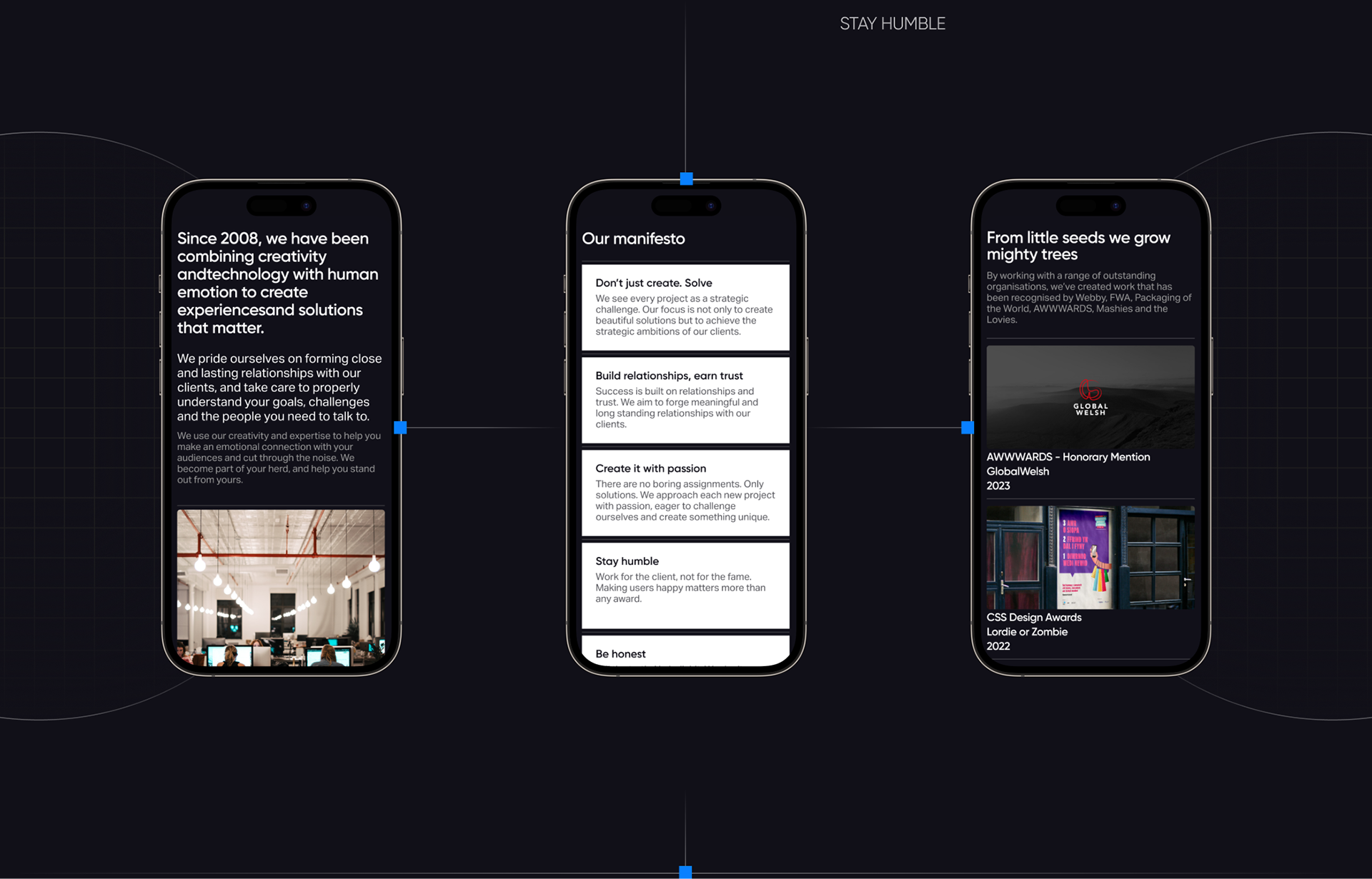 Blue Stag | digital agency redesign — Изображение №9 — Интерфейсы на Dprofile