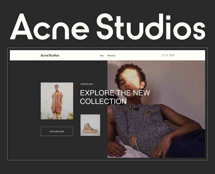 Acne Studious | E-commerce redesign concept — Интерфейсы на Dprofile