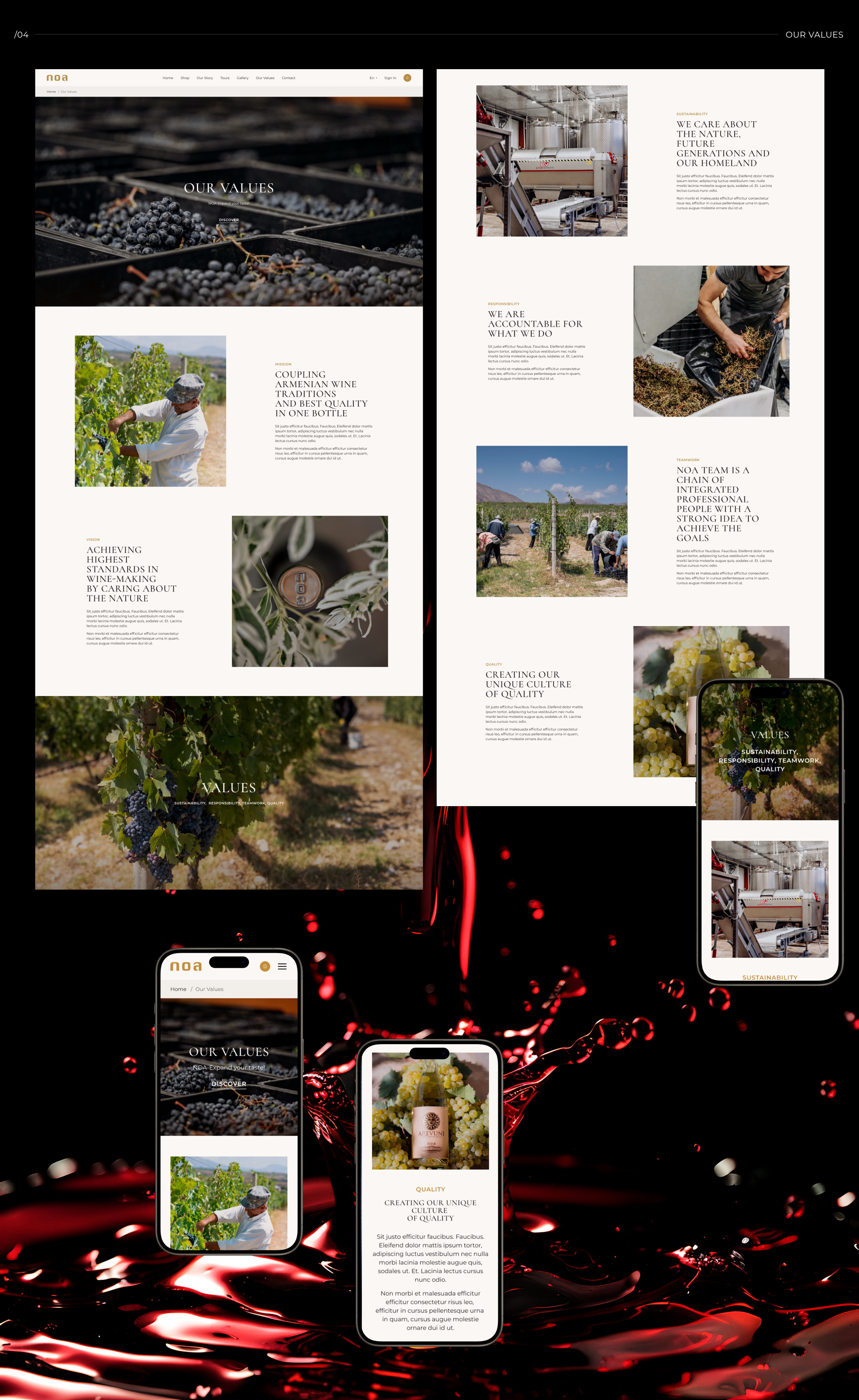 NOA WINE | E-commerce — Изображение №9 — Интерфейсы на Dprofile