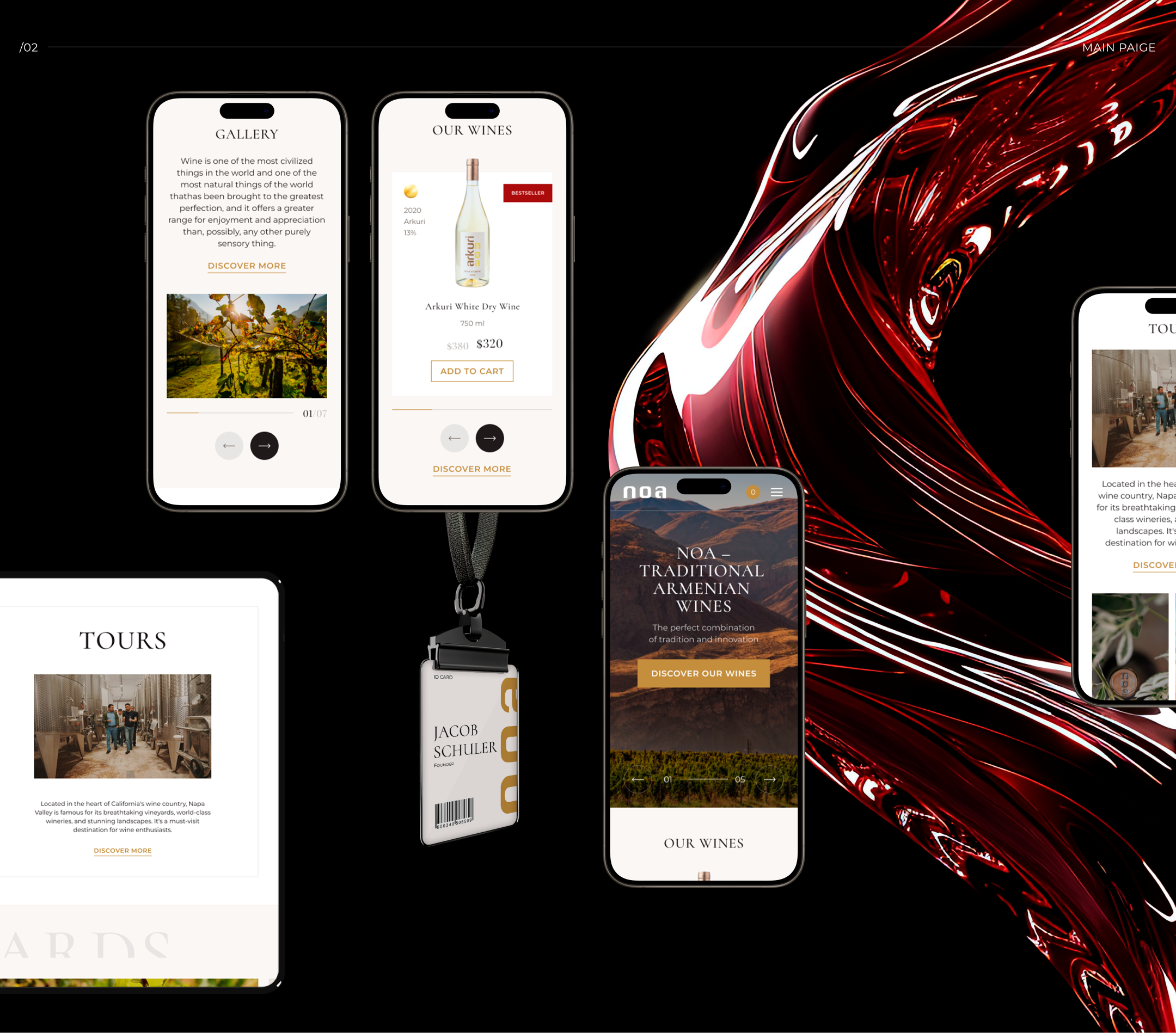 NOA WINE | E-commerce — Изображение №3 — Интерфейсы на Dprofile