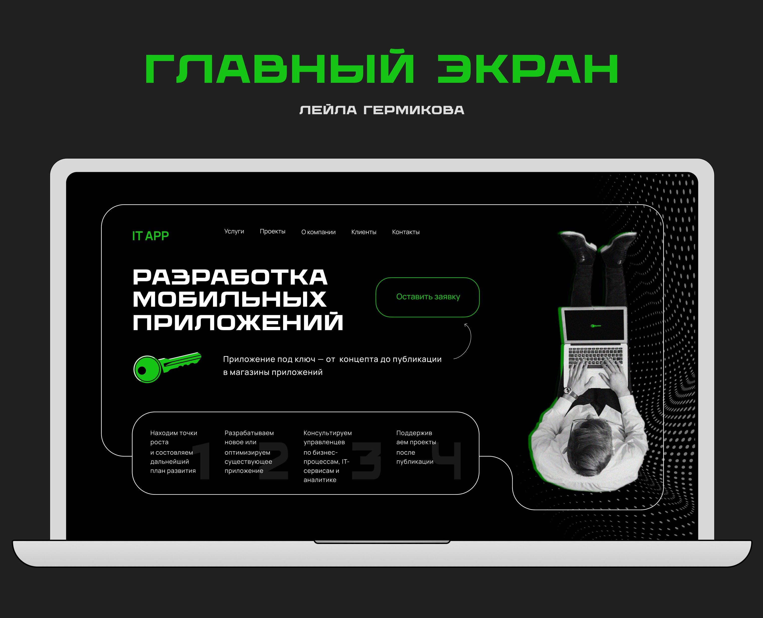 Разработка приложений | Главный экран — Интерфейсы на Dprofile