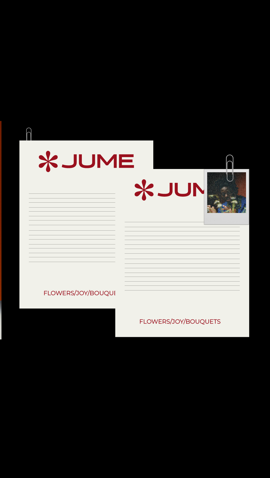 Jume, flower boutique — Изображение №2 — Брендинг, Иллюстрация на Dprofile