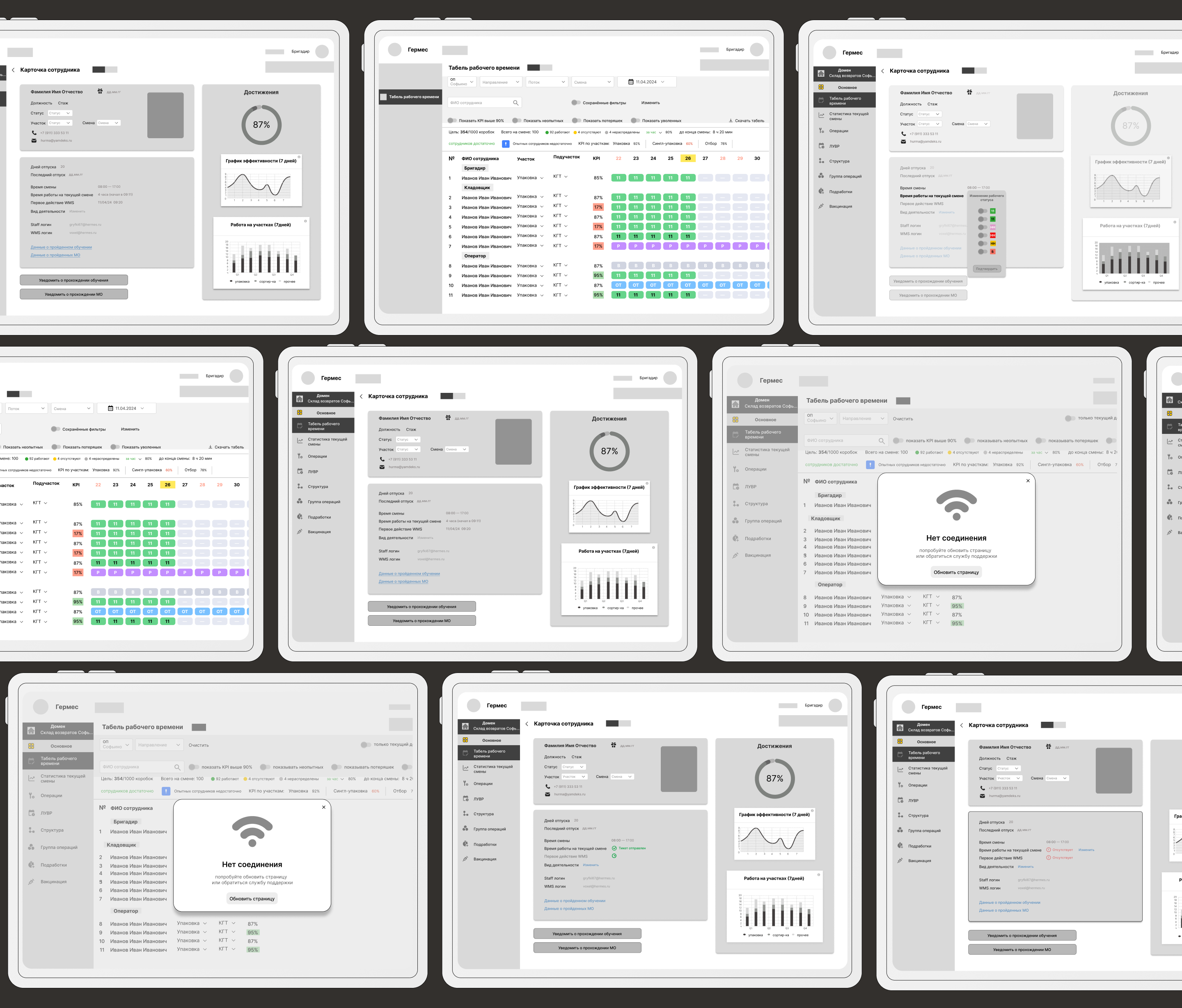 «Гермес» CRM system — Изображение №6 — Интерфейсы на Dprofile