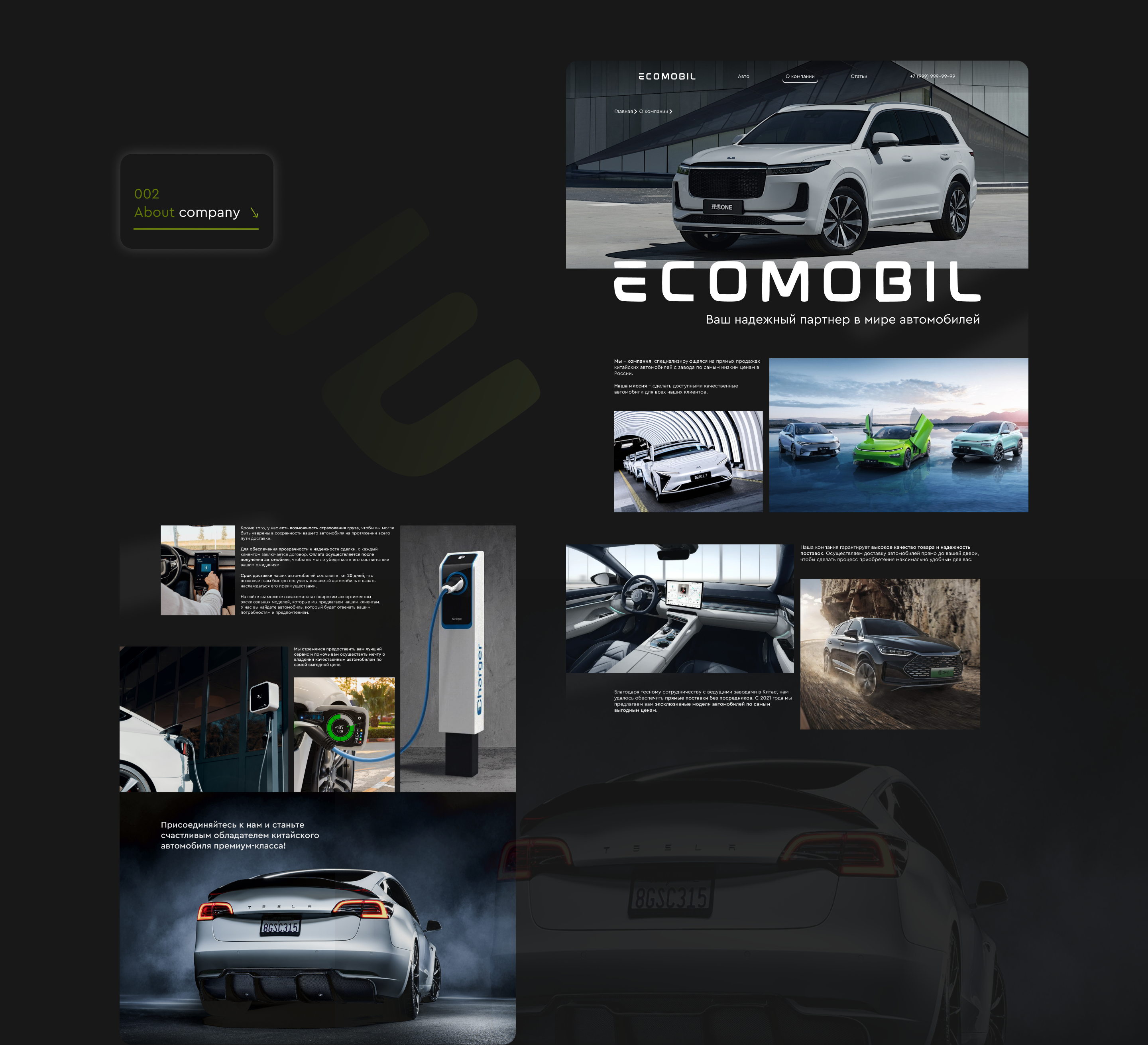 Ecomobile | Website development — Изображение №8 — Интерфейсы на Dprofile
