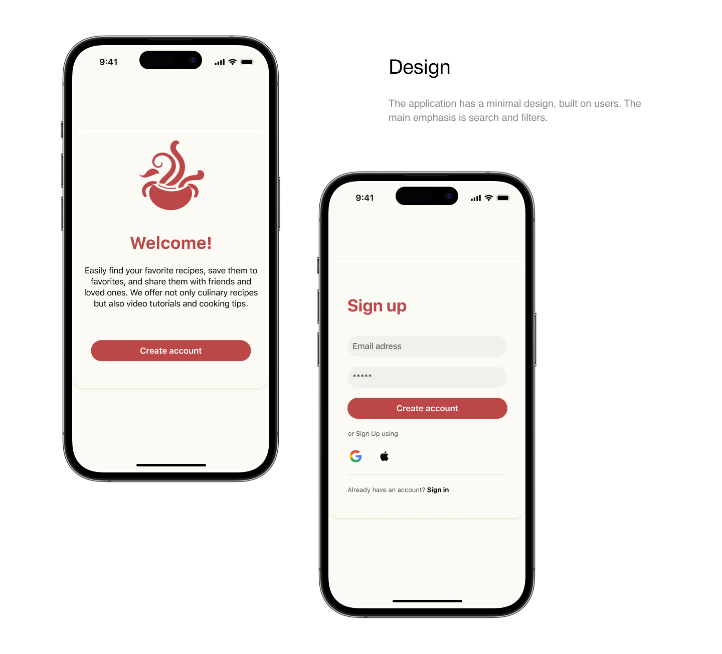 IOS app Food Recipes — Изображение №5 — Интерфейсы на Dprofile