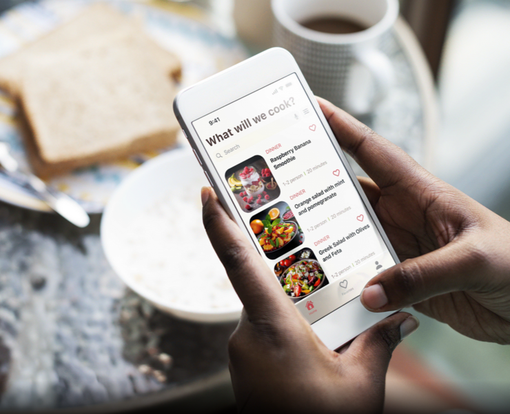 IOS app Food Recipes — Интерфейсы на Dprofile