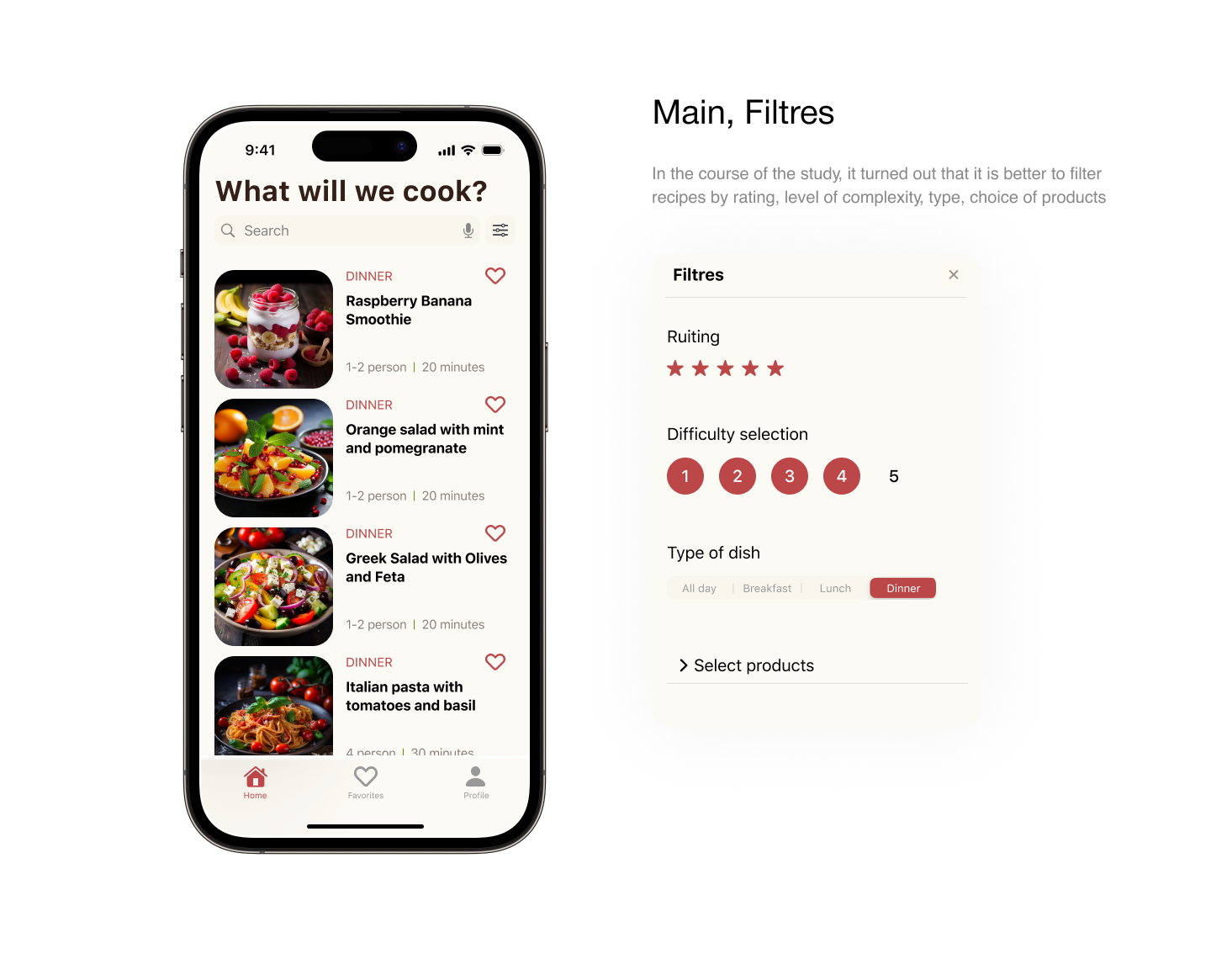 IOS app Food Recipes — Изображение №6 — Интерфейсы на Dprofile