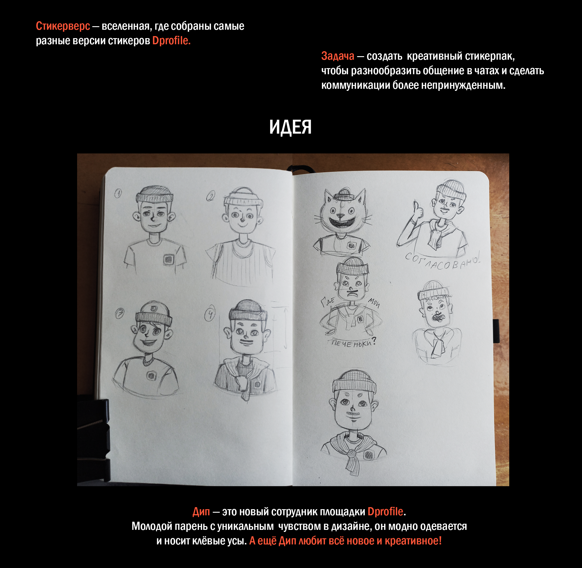 Стикеры для Dprofile. Стикервёрс. — Изображение №2 — Иллюстрация на Dprofile